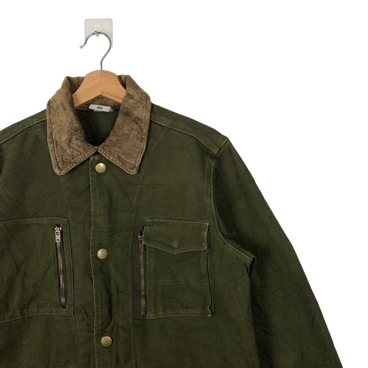 Japanese Brand 🔥90’s VINTAGE COLUMBIA CHORE JACKET DUCK CANVAS CARGO Size US XS / EU 42 / 0 - 5 Thumbnail