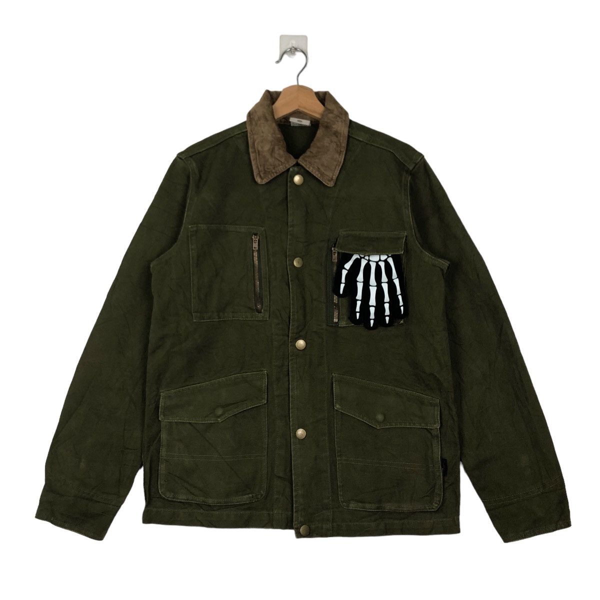 Japanese Brand 🔥90’s VINTAGE COLUMBIA CHORE JACKET DUCK CANVAS CARGO Size US XS / EU 42 / 0 - 1 Thumbnail