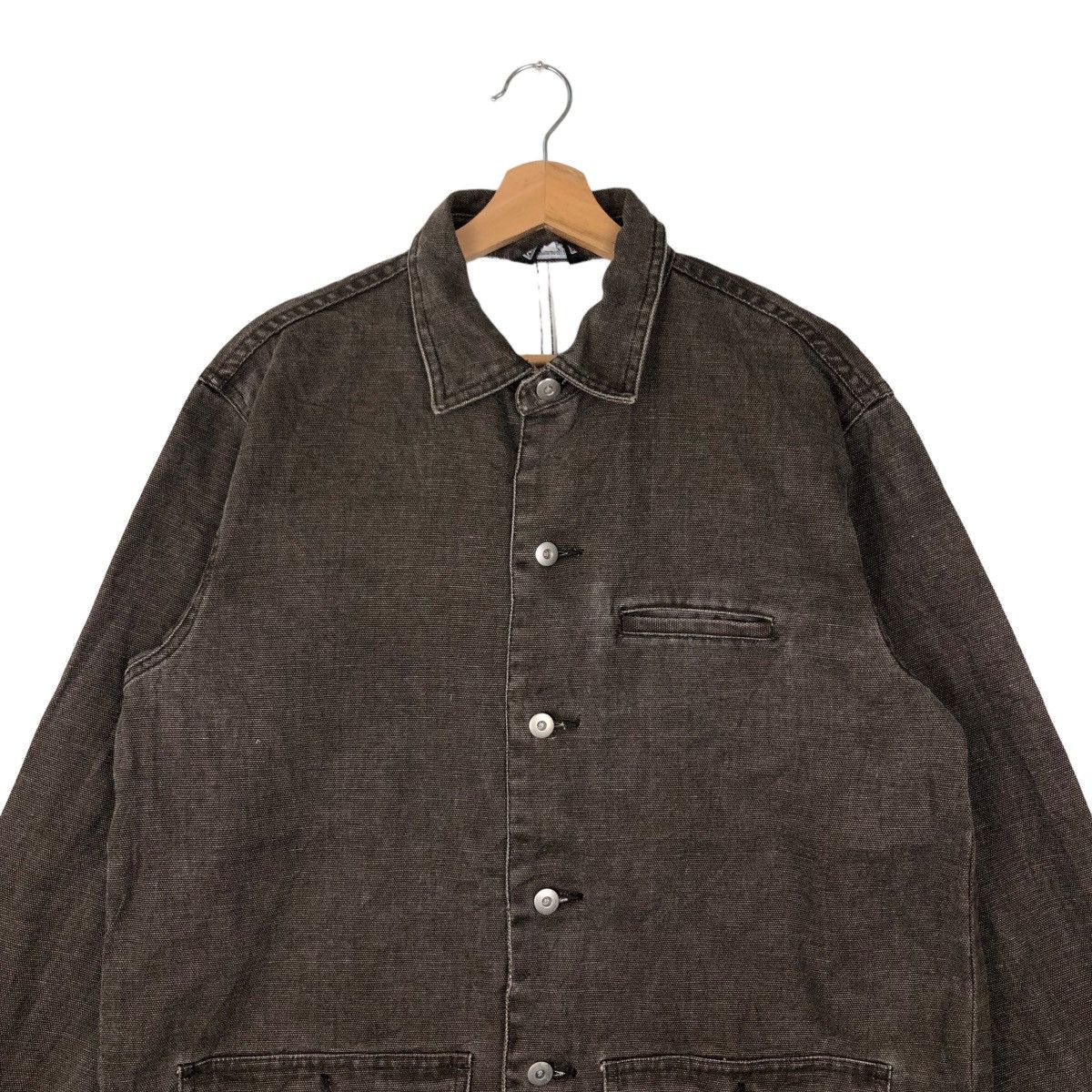 Issey Miyake 🔥90’s Vintage Hikory Chore Jacket More Puro Issey Miyake Size US L / EU 52-54 / 3 - 2 Thumbnail