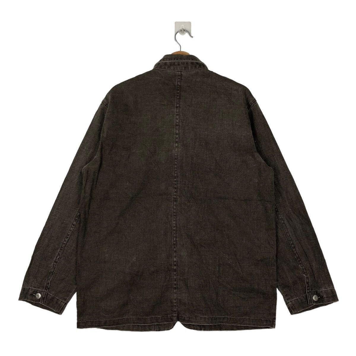 Issey Miyake 🔥90’s Vintage Hikory Chore Jacket More Puro Issey Miyake Size US L / EU 52-54 / 3 - 7 Thumbnail