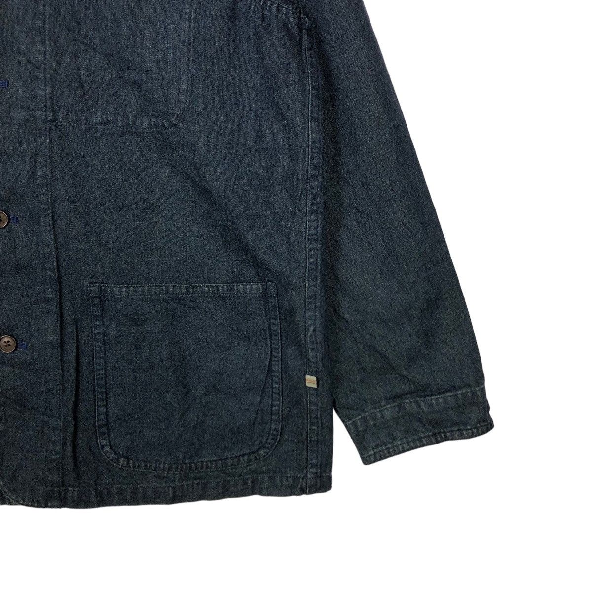 Japanese Brand 🔥90’s VINTAGE HIKORY CHORE DENIM JACKET PISAALTO JAPAN Size US M / EU 48-50 / 2 - 4 Thumbnail
