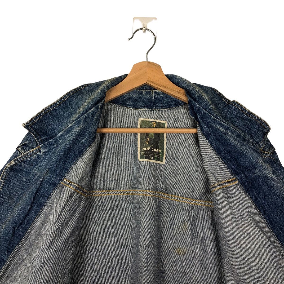 Japanese Brand 🔥90s VINTAGE BOMBER JACKET DENIM HOTCREW ISSEY MIYAKE Size US M / EU 48-50 / 2 - 10 Thumbnail