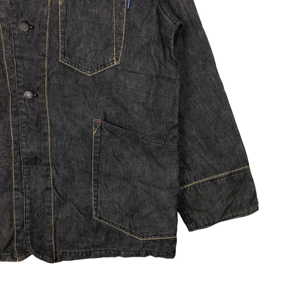 Japanese Brand 🔥90’s VINTAGE CHORE WORK JACKET CONVERSE USA Size US L / EU 52-54 / 3 - 4 Thumbnail