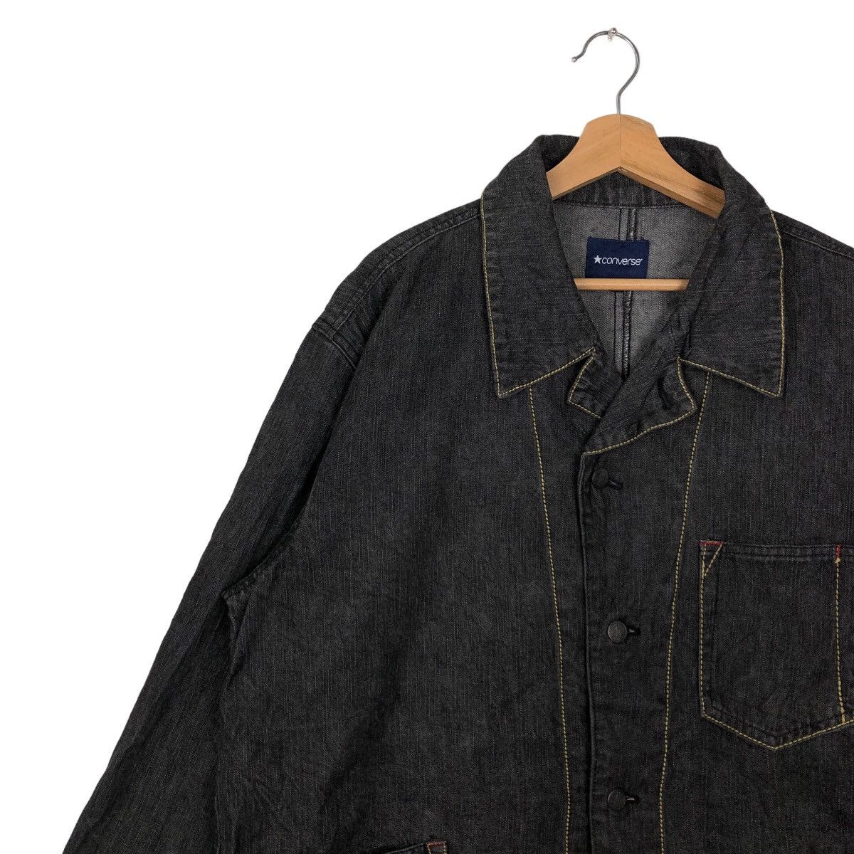 Japanese Brand 🔥90’s VINTAGE CHORE WORK JACKET CONVERSE USA Size US L / EU 52-54 / 3 - 6 Thumbnail
