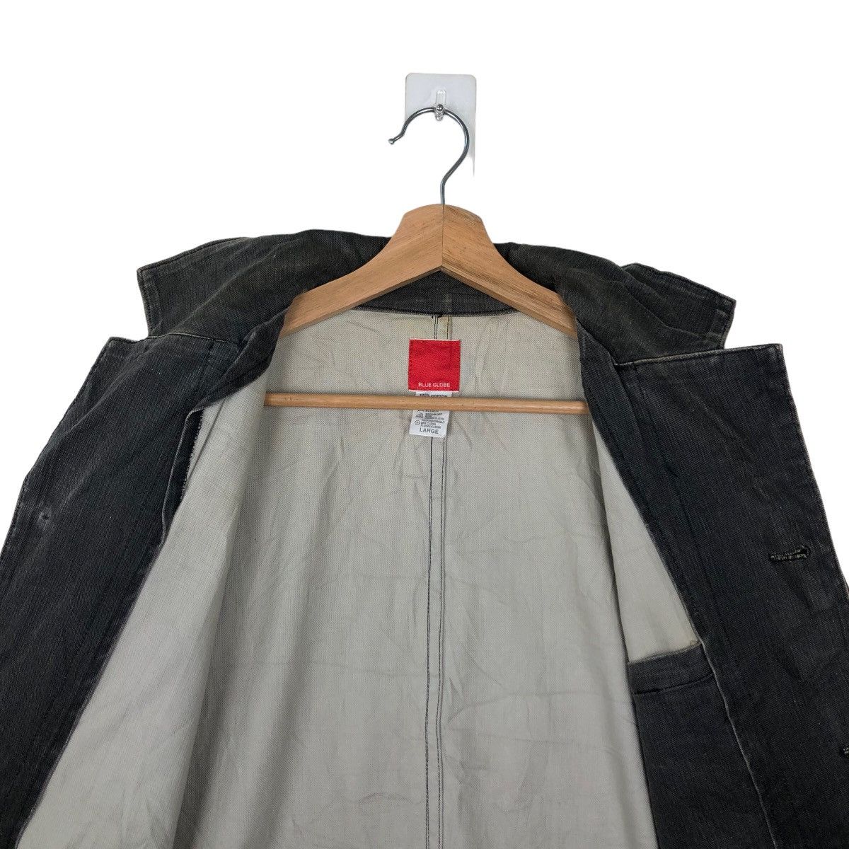 Blue Blue Japan 🔥90’s VINTAGE CHORE WORK JACKET BLUE GLOBE JAPAN Size US L / EU 52-54 / 3 - 10 Thumbnail