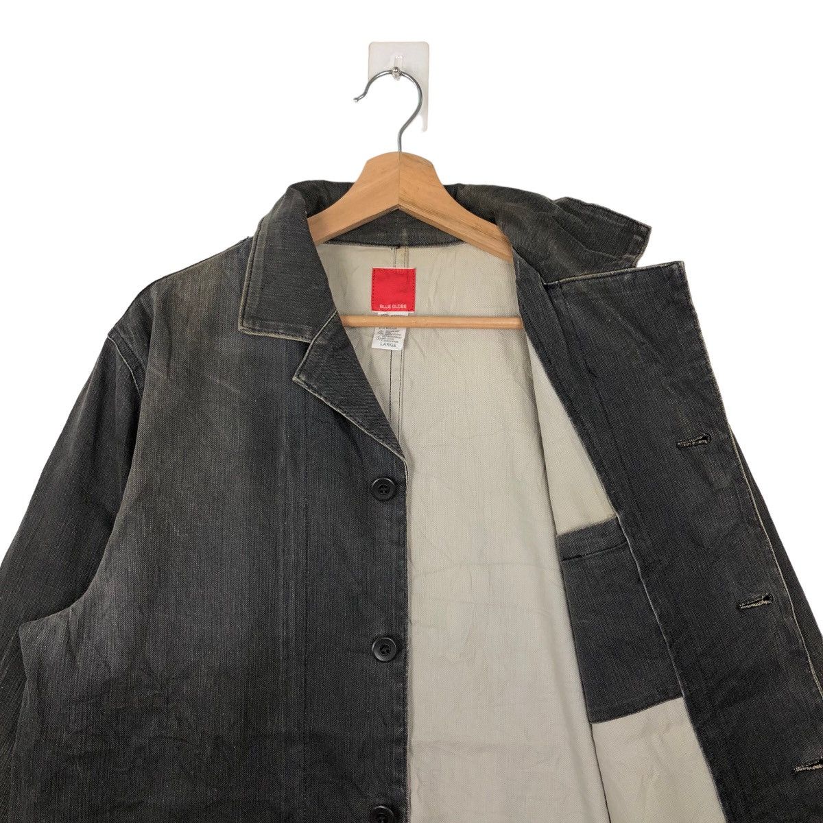 Blue Blue Japan 🔥90’s VINTAGE CHORE WORK JACKET BLUE GLOBE JAPAN Size US L / EU 52-54 / 3 - 9 Thumbnail