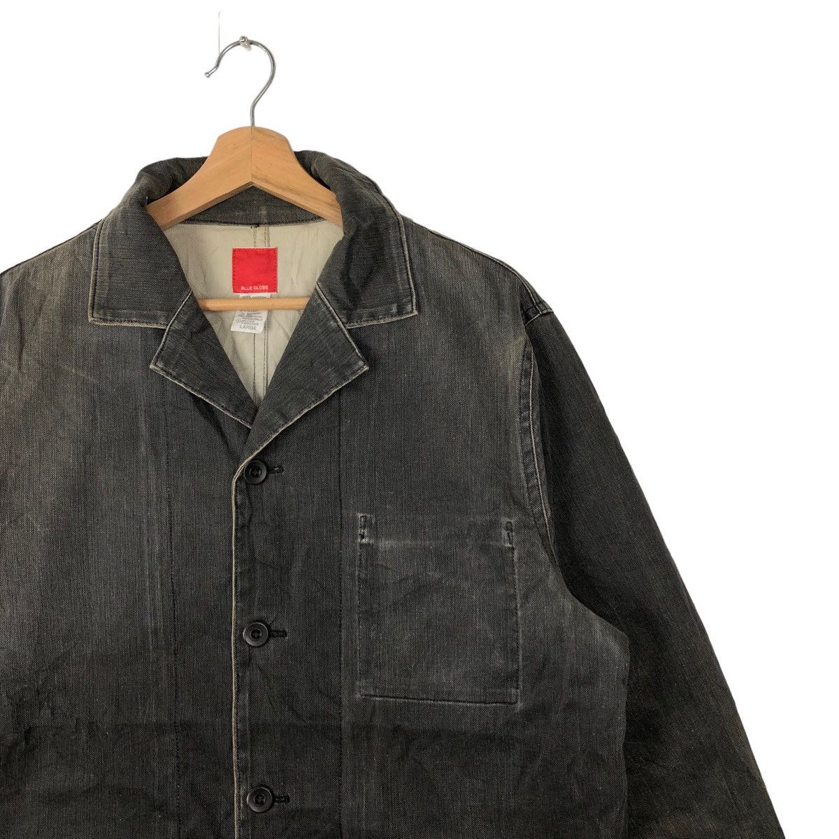 Blue Blue Japan 🔥90’s VINTAGE CHORE WORK JACKET BLUE GLOBE JAPAN Size US L / EU 52-54 / 3 - 5 Thumbnail