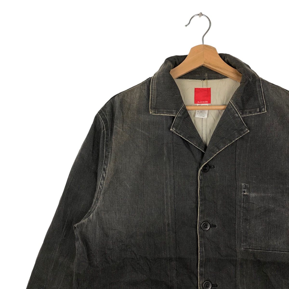 Blue Blue Japan 🔥90’s VINTAGE CHORE WORK JACKET BLUE GLOBE JAPAN Size US L / EU 52-54 / 3 - 6 Thumbnail