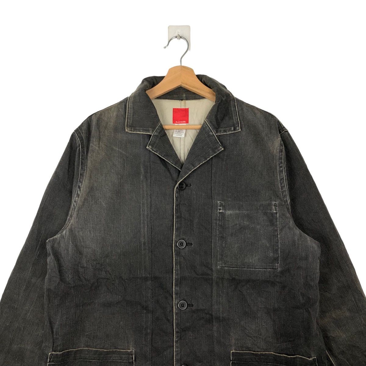Blue Blue Japan 🔥90’s VINTAGE CHORE WORK JACKET BLUE GLOBE JAPAN Size US L / EU 52-54 / 3 - 2 Thumbnail