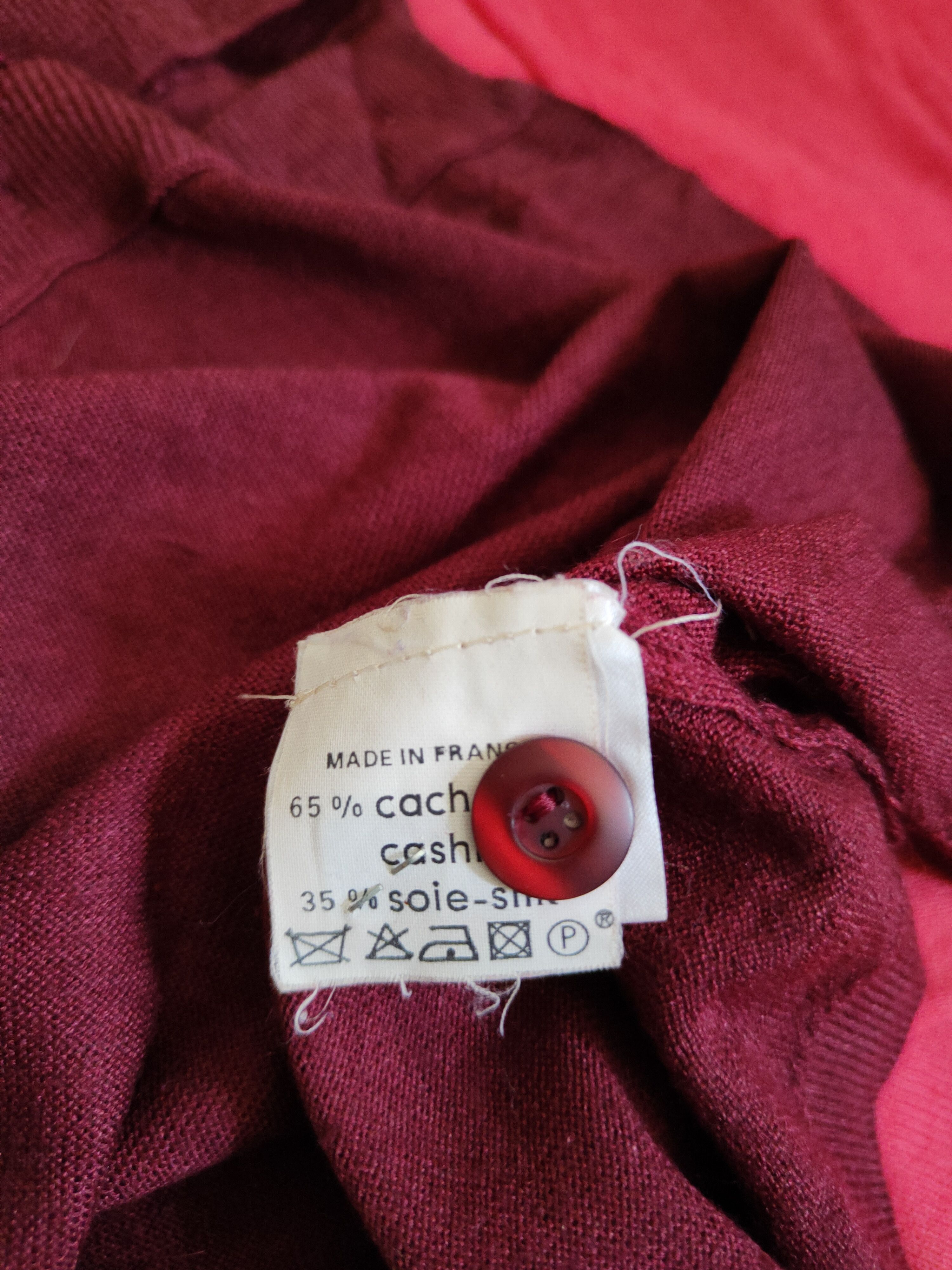 Japanese Brand Japanese Brand Dark Maroon Knitwear Cardigan #S1183 Size M / US 6-8 / IT 42-44 - 10 Thumbnail