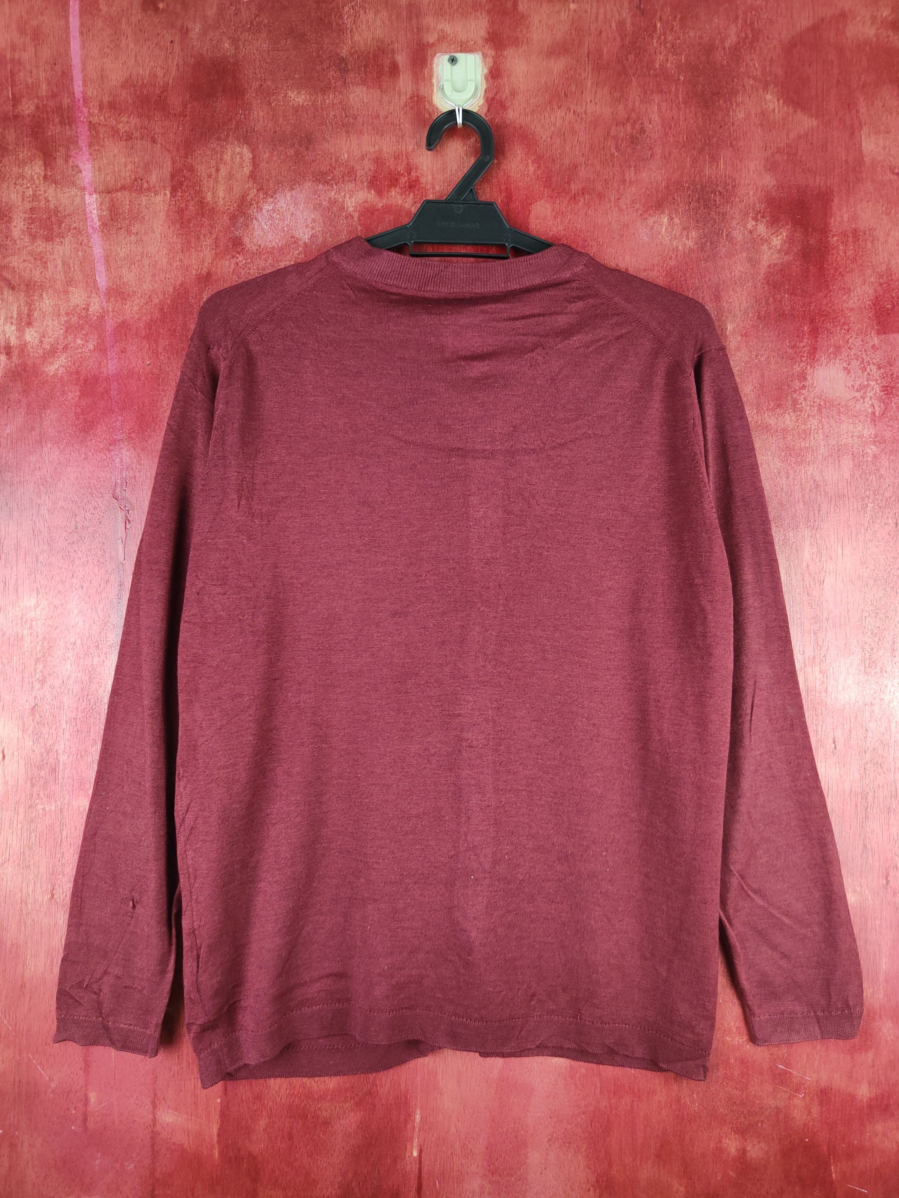 Japanese Brand Japanese Brand Dark Maroon Knitwear Cardigan #S1183 Size M / US 6-8 / IT 42-44 - 7 Thumbnail