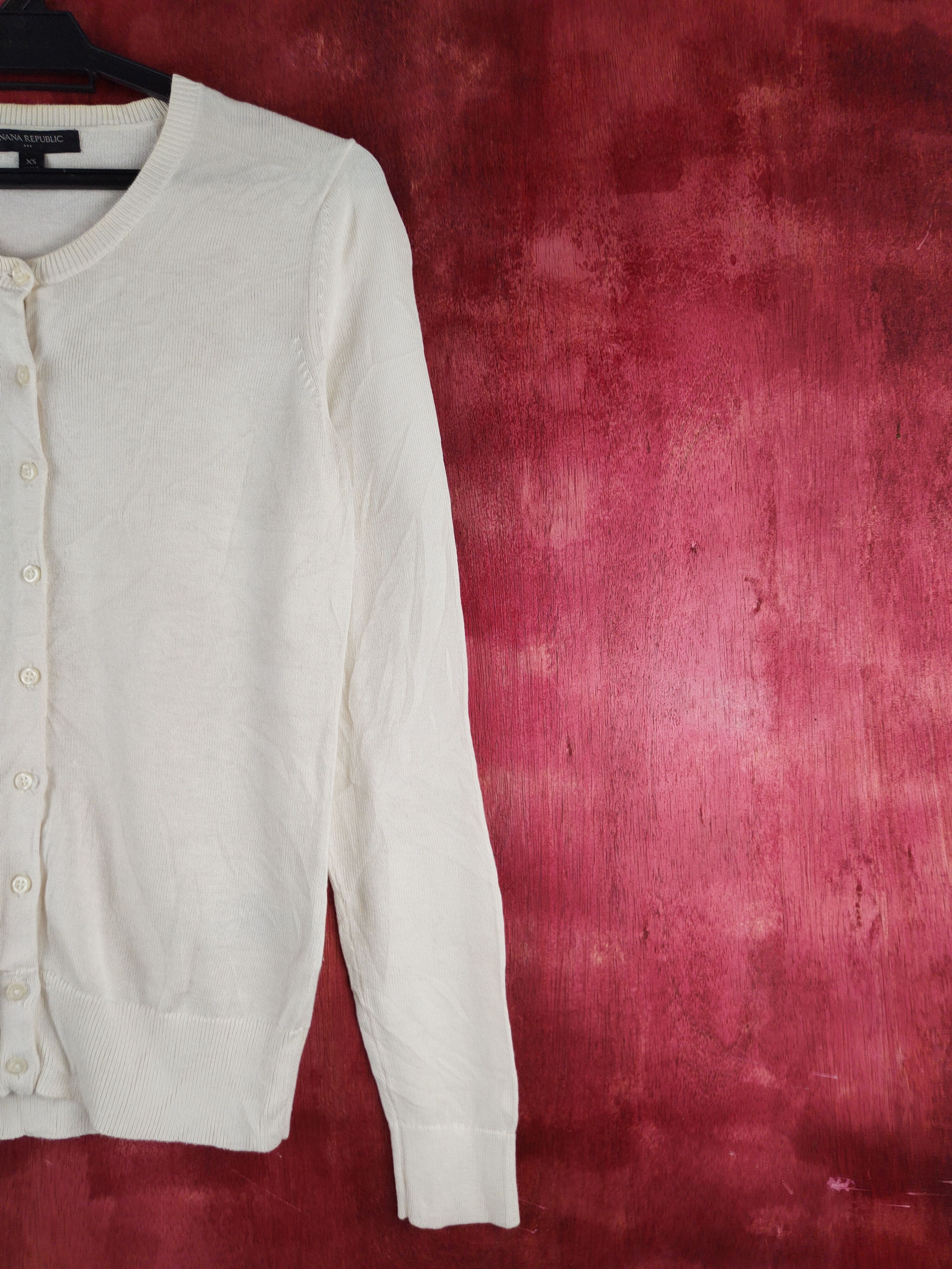 Banana Republic Banana Republic Ivory Knitwear Cardigan #S1185 Size XS / US 0-2 / IT 36-38 - 5 Thumbnail