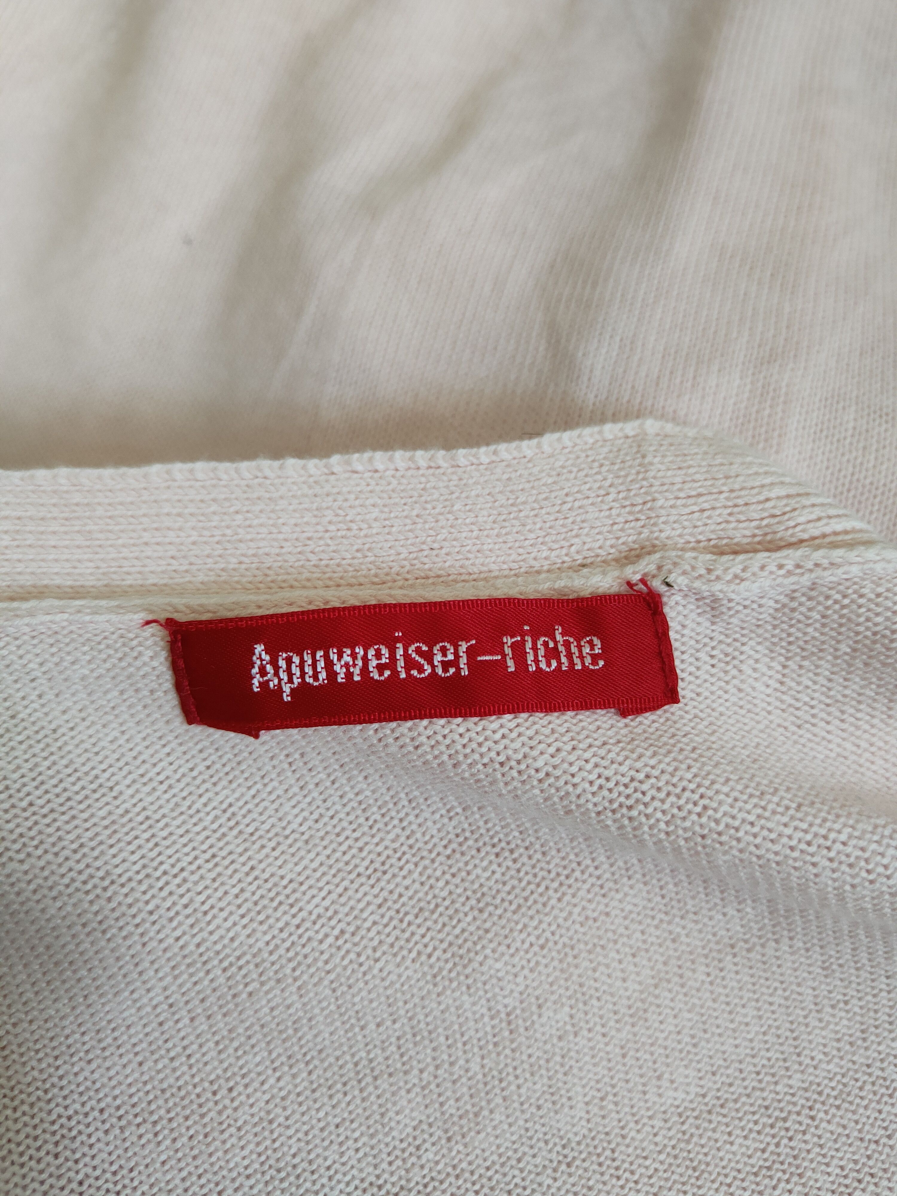 Japanese Brand Apuweiser-riche Soft Pink Knitwear Cardigan #S1187 Size S / US 4 / IT 40 - 11 Thumbnail