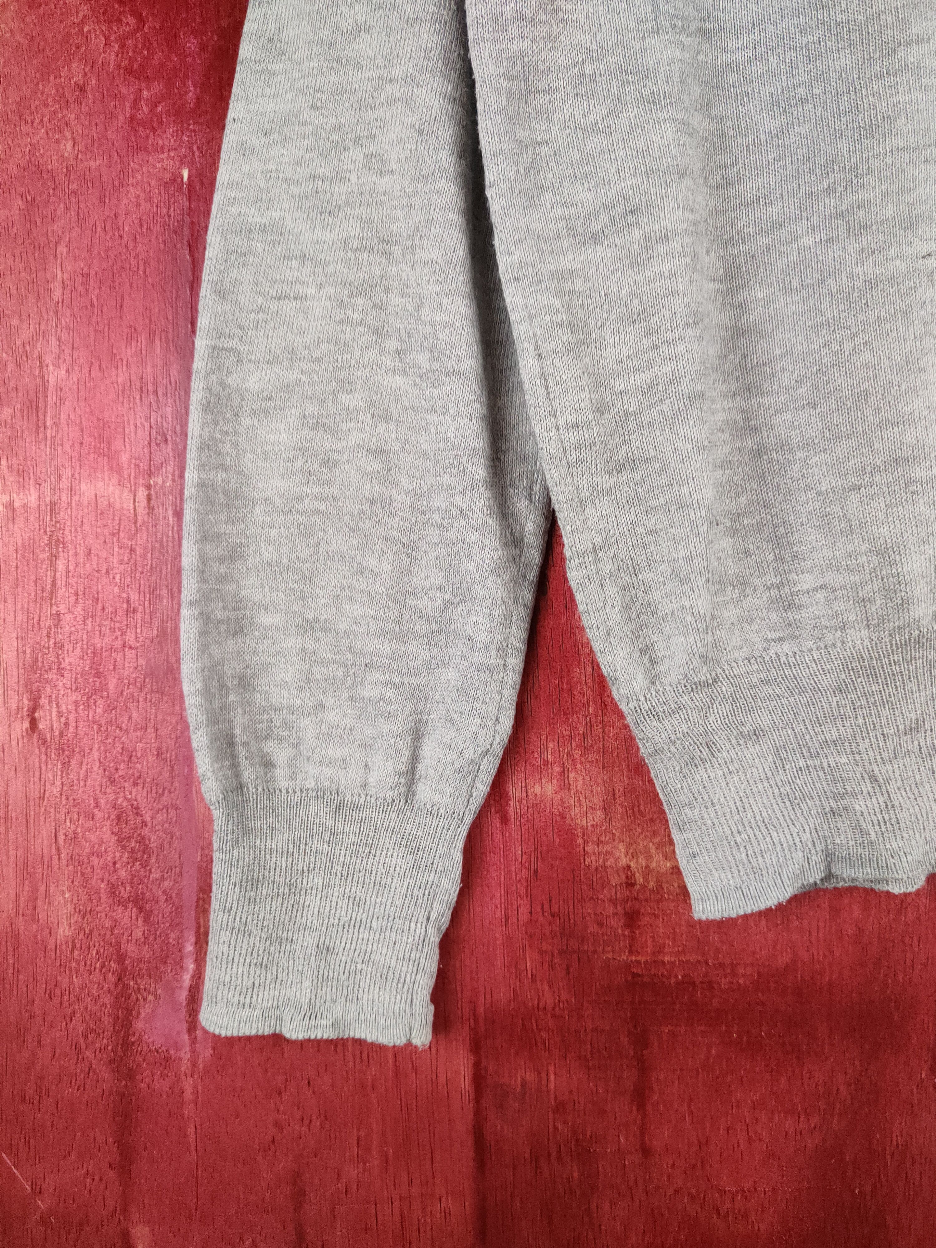 Japanese Brand × Vintage Japanese Brand Gray Knitwear Cardigan vintage #S1192 Size S / US 4 / IT 40 - 4 Thumbnail