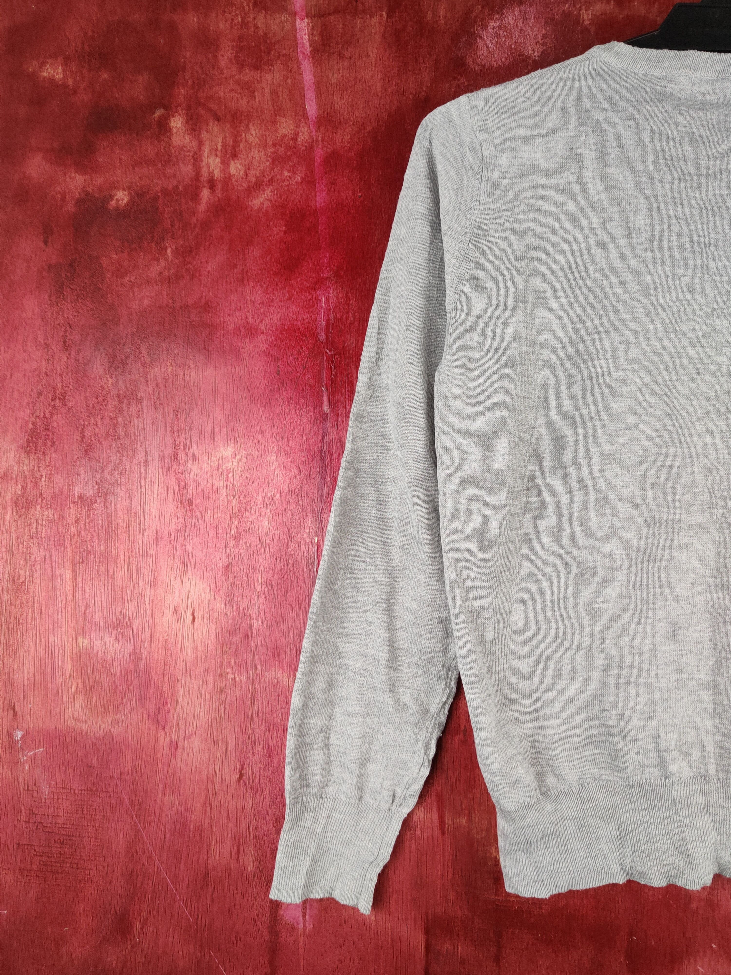 Japanese Brand × Vintage Japanese Brand Gray Knitwear Cardigan vintage #S1192 Size S / US 4 / IT 40 - 8 Thumbnail