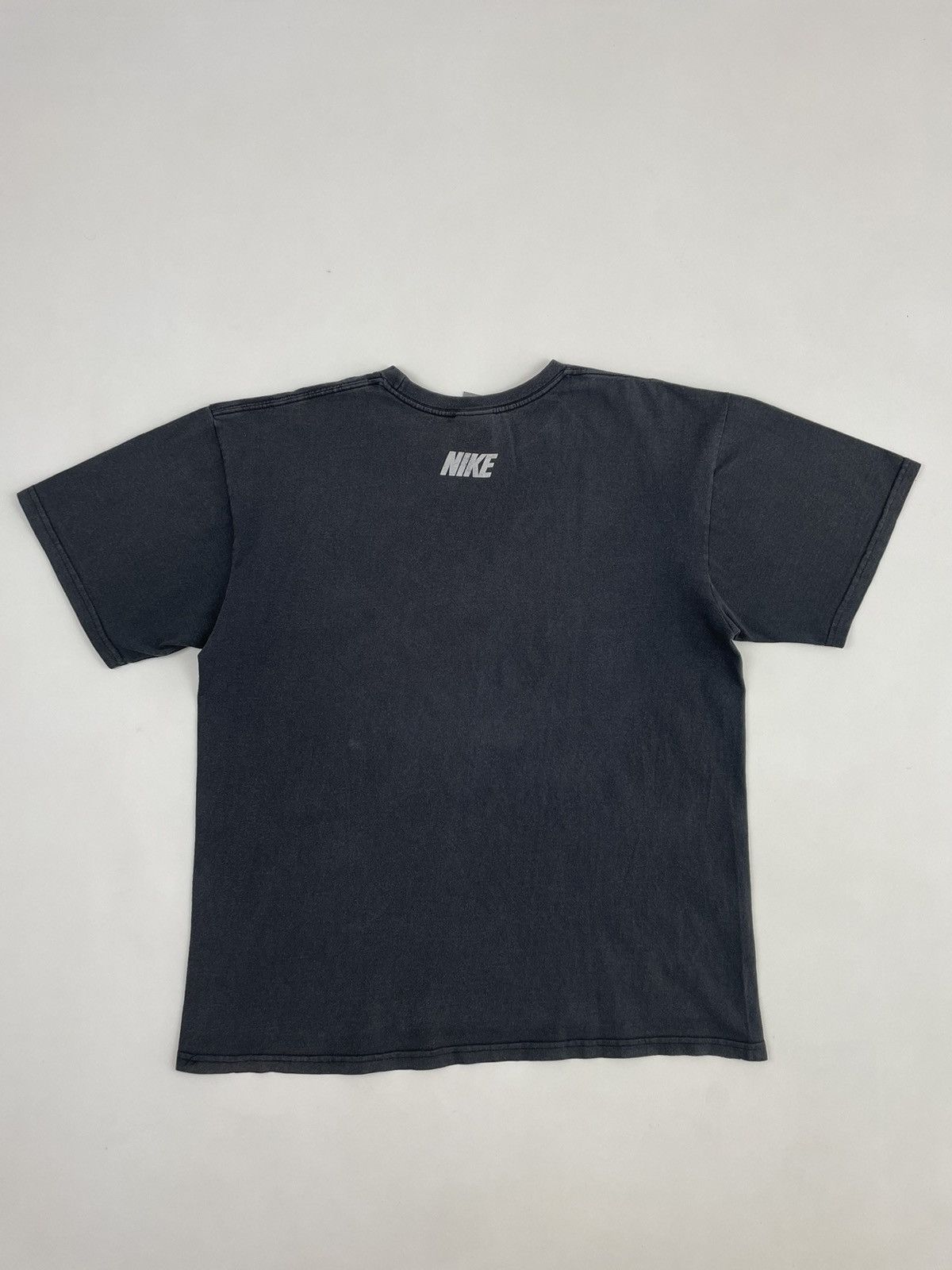 Nike × Vintage 2000s Vintage Nike Swoosh Spell out T Shirt Size US L / EU 52-54 / 3 - 2 Thumbnail
