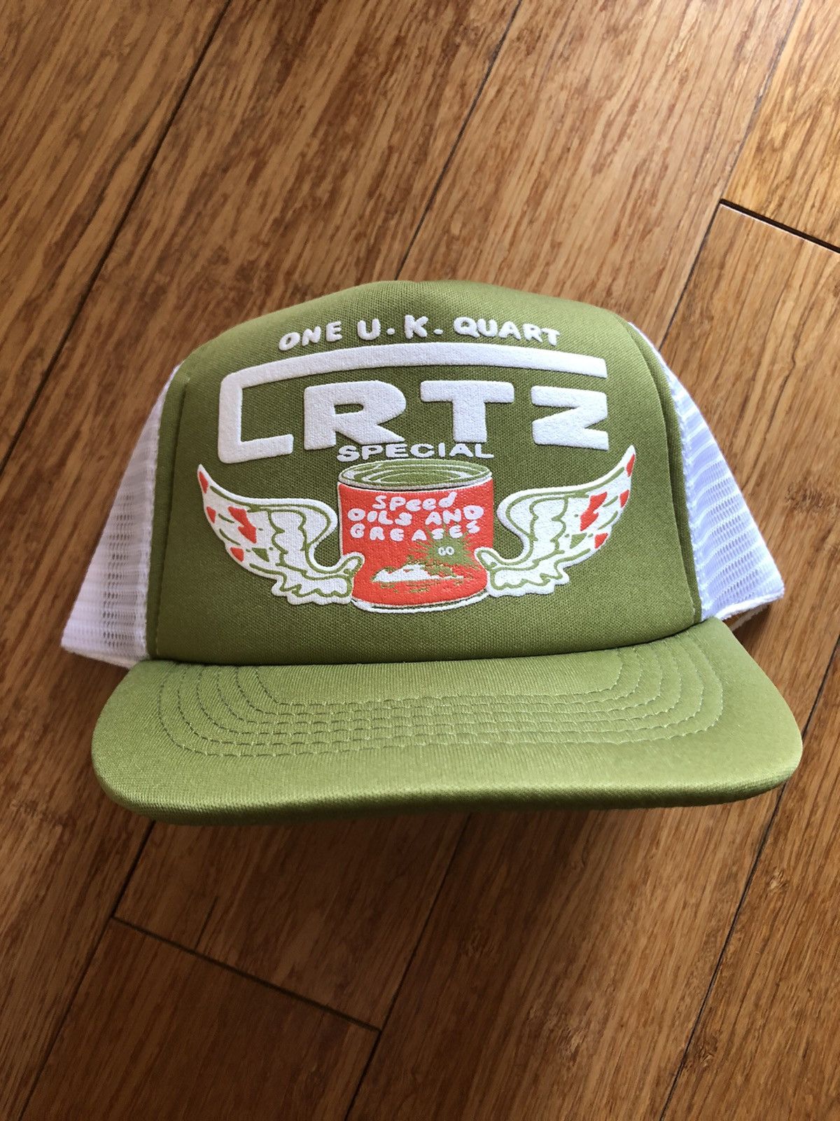 Corteiz Corteiz rtw trucker hat olive green white crtz | Grailed