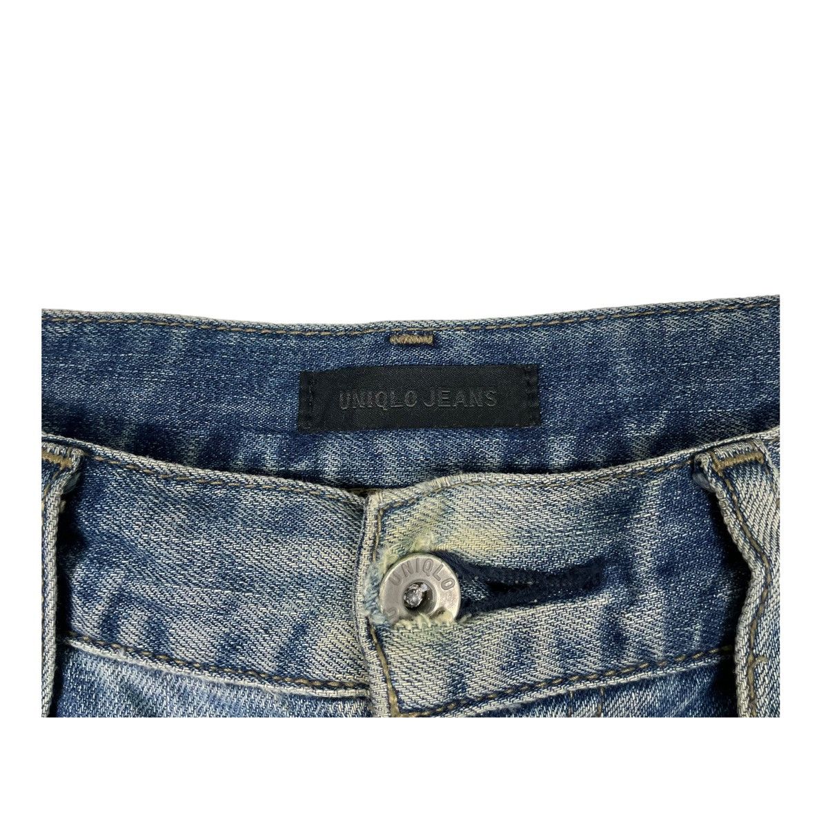 Japanese Brand 💥UNIQLO DISTRESSED DENIM JEANS Size US 30 / EU 46 - 7 Thumbnail