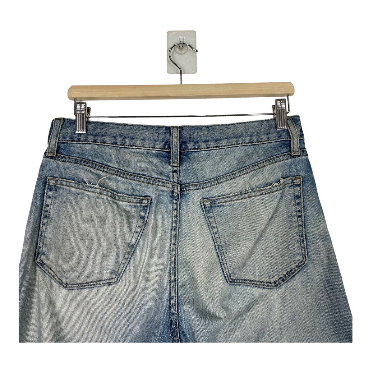 Japanese Brand 💥UNIQLO DISTRESSED DENIM JEANS Size US 30 / EU 46 - 8 Thumbnail