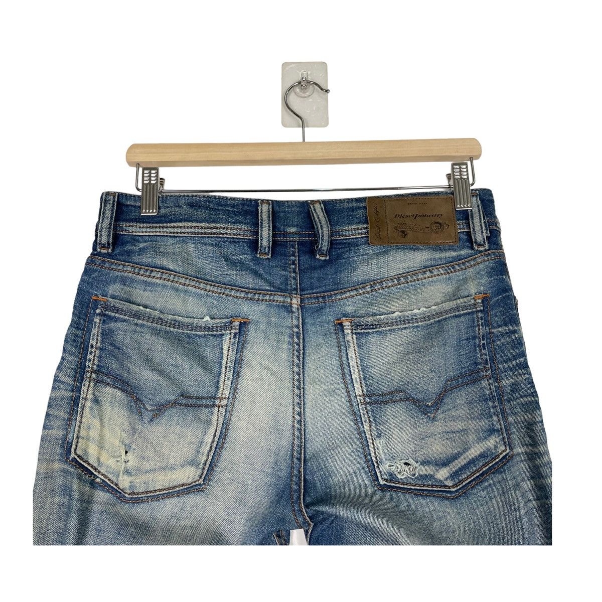 Diesel 💥DIESEL SLEENKER SKINNY FIT TRASHERED DENIM JEAN Size US 30 / EU 46 - 9 Thumbnail