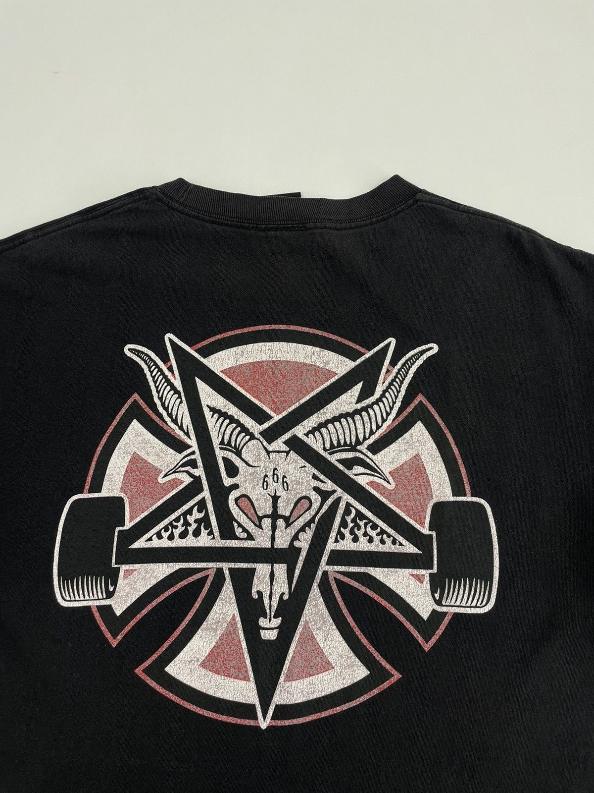 Independent Truck Co. × Thrasher Vintage Faded Distressed Independent x Trasher Collab Tee Size US M / EU 48-50 / 2 - 10 Thumbnail