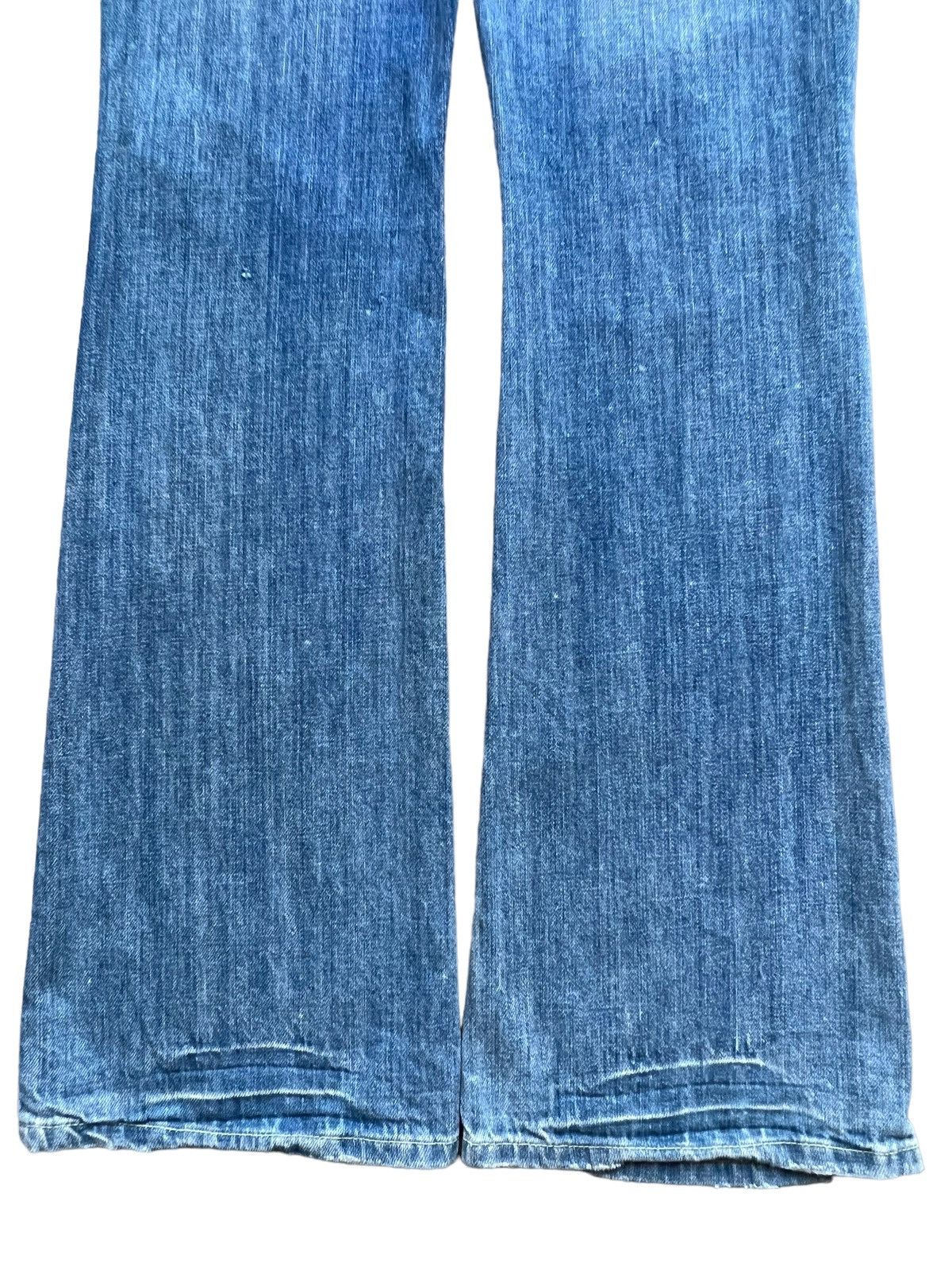 Hysteric Glamour Yanun Distressed Denim Jeans Ripped Flare Jeans 31x35 Size 31" - 7 Thumbnail