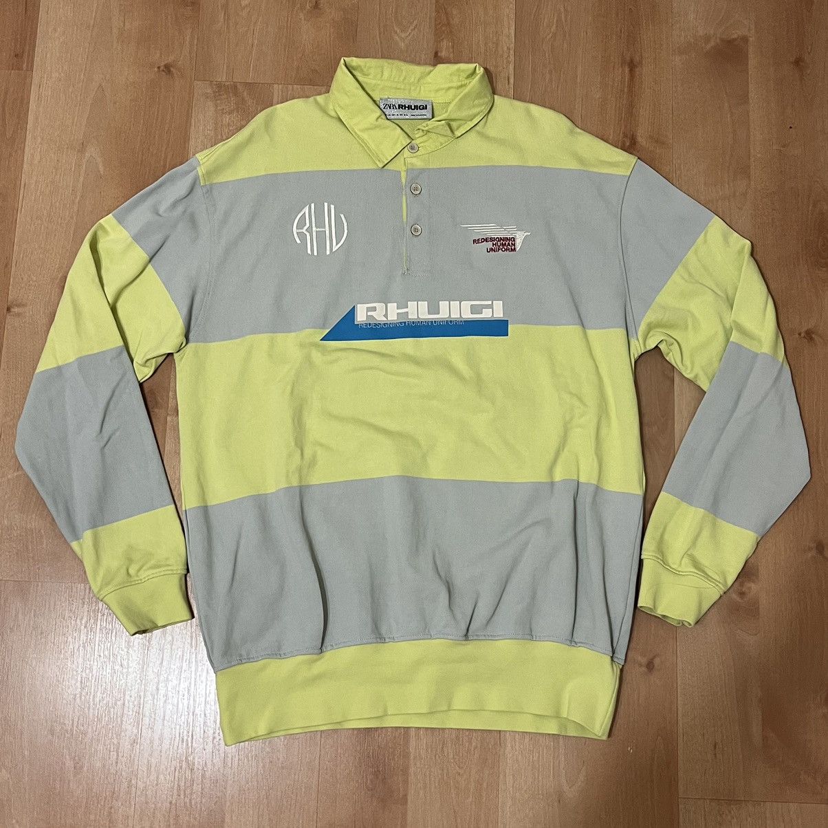 Zara ZARA X RHUIGI COLOR BLOCK POLO Size US XL / EU 56 / 4 - 1 Thumbnail