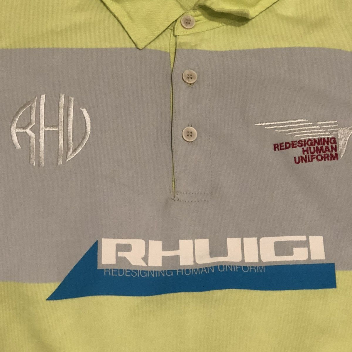 Zara ZARA X RHUIGI COLOR BLOCK POLO Size US XL / EU 56 / 4 - 3 Thumbnail