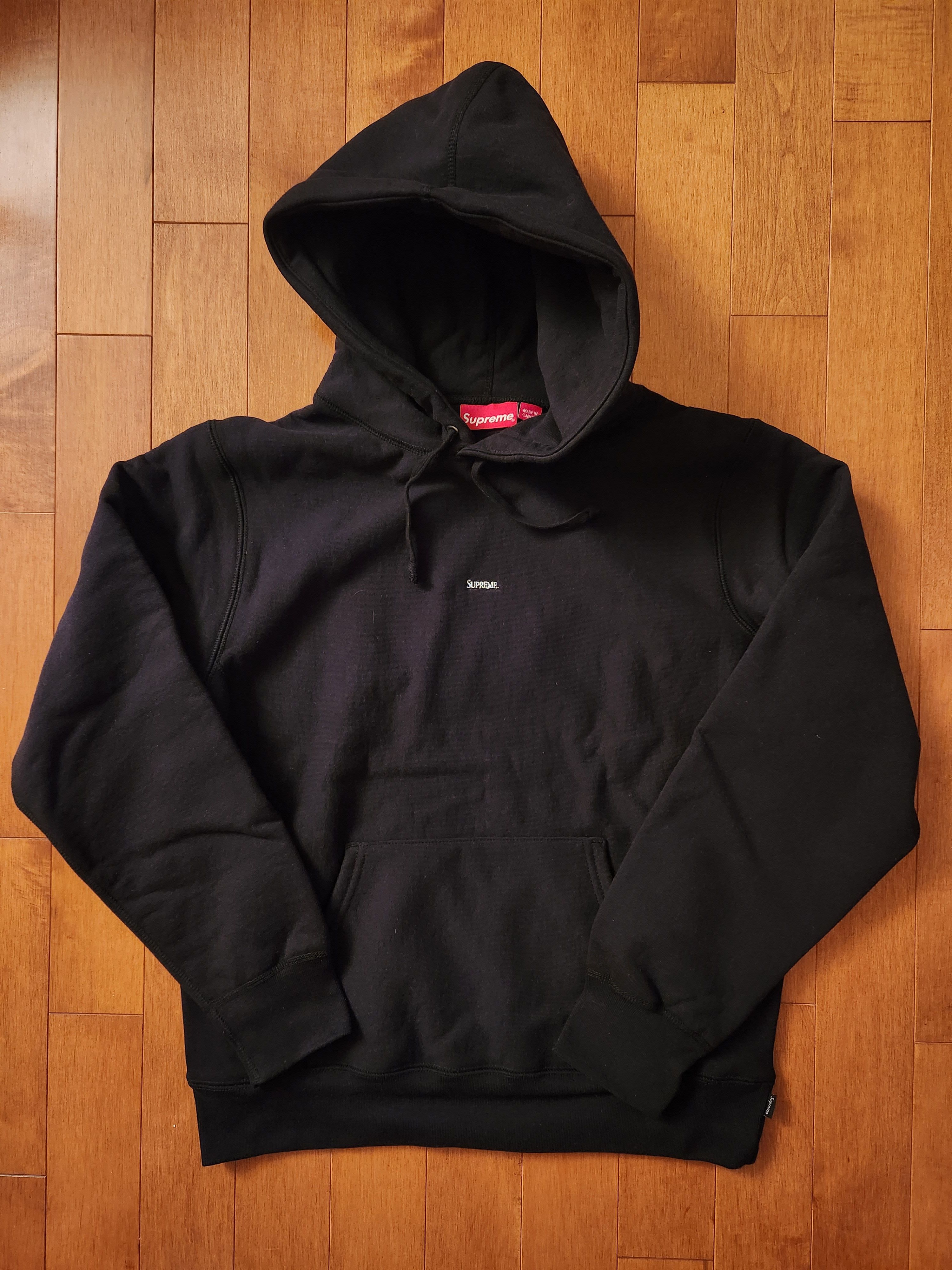 Supreme Micro Logo Hooded Sweatshirt Size US M / EU 48-50 / 2 - 1 Thumbnail