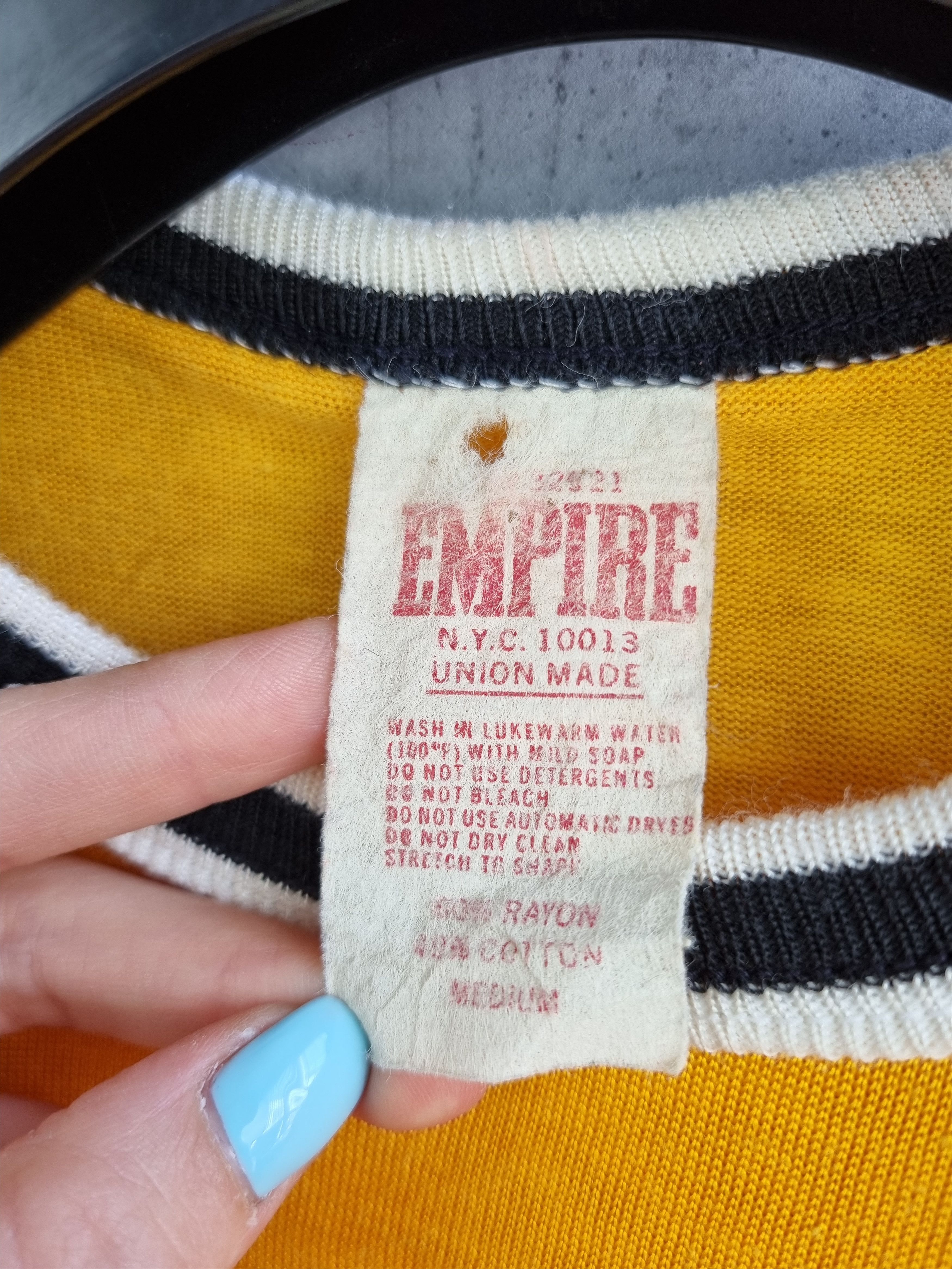 Other 80s Empire NYC Vintage Historic Union Made Jersey Size US S / EU 44-46 / 1 - 5 Thumbnail