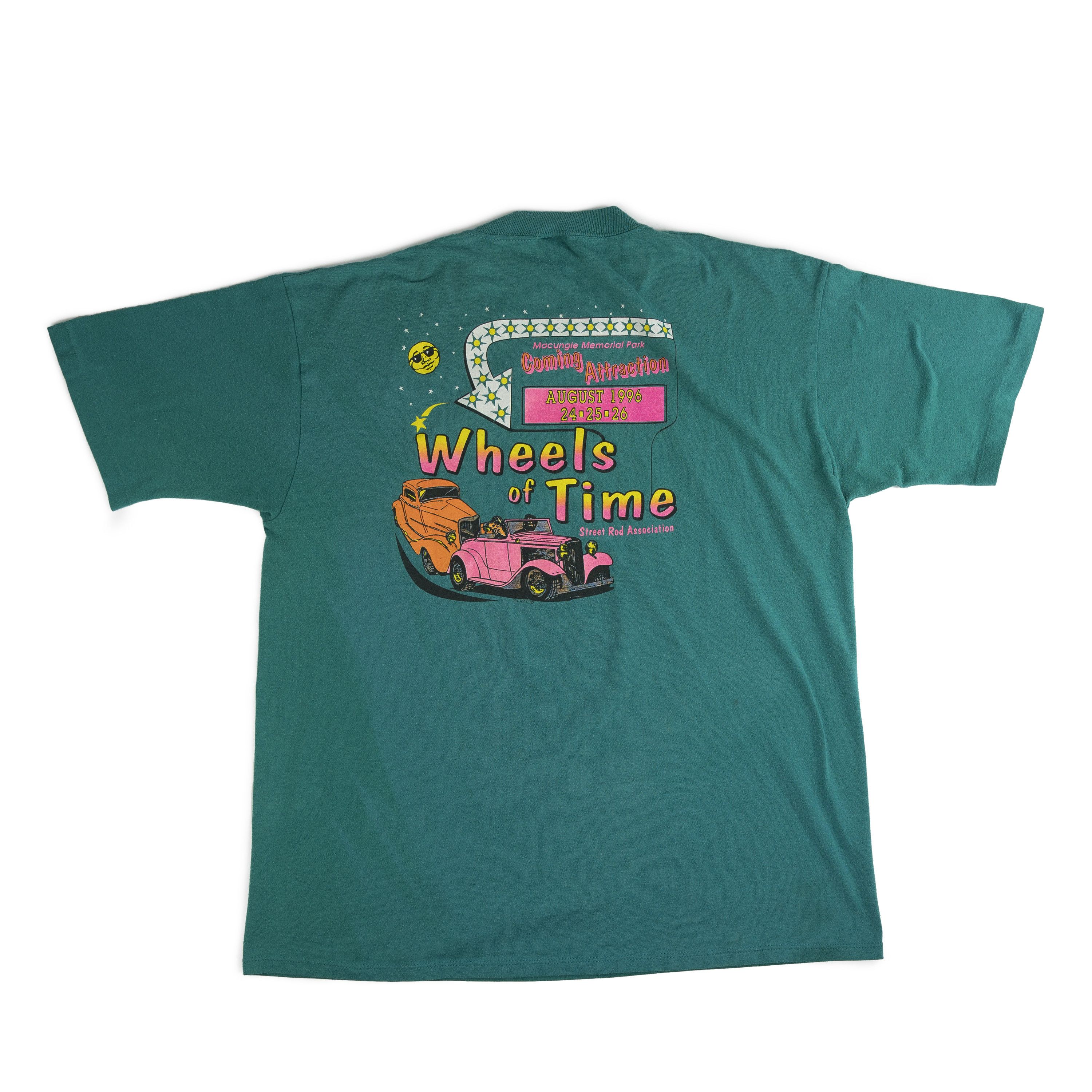 Jerzees Vintage 1995 PA Wheels Of Time Tee Shirt Size US XL / EU 56 / 4 - 2 Thumbnail