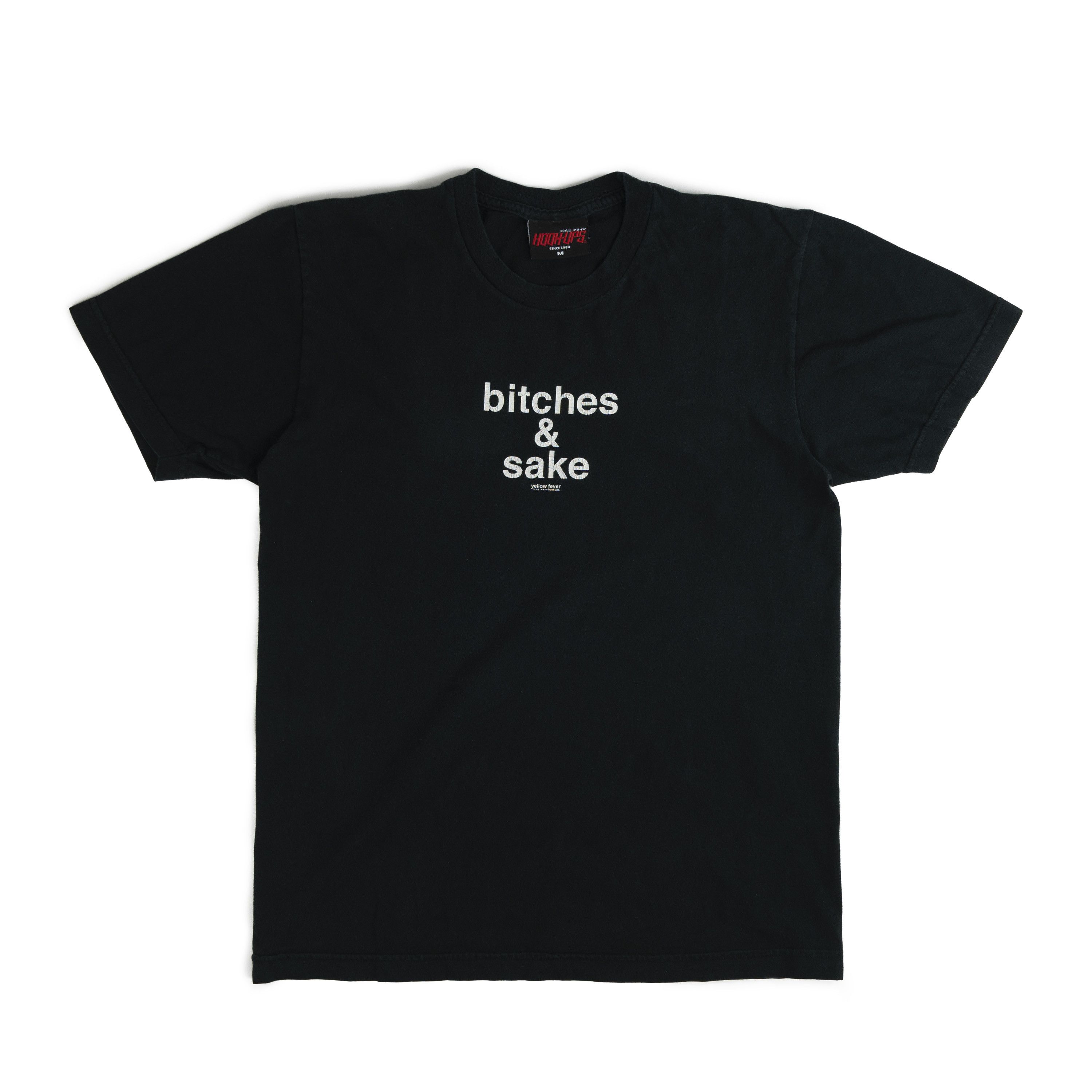 Hook-Ups Vintage 1990's Hook Ups Bitches & Sake Tee Shirt Size US M / EU 48-50 / 2 - 1 Thumbnail