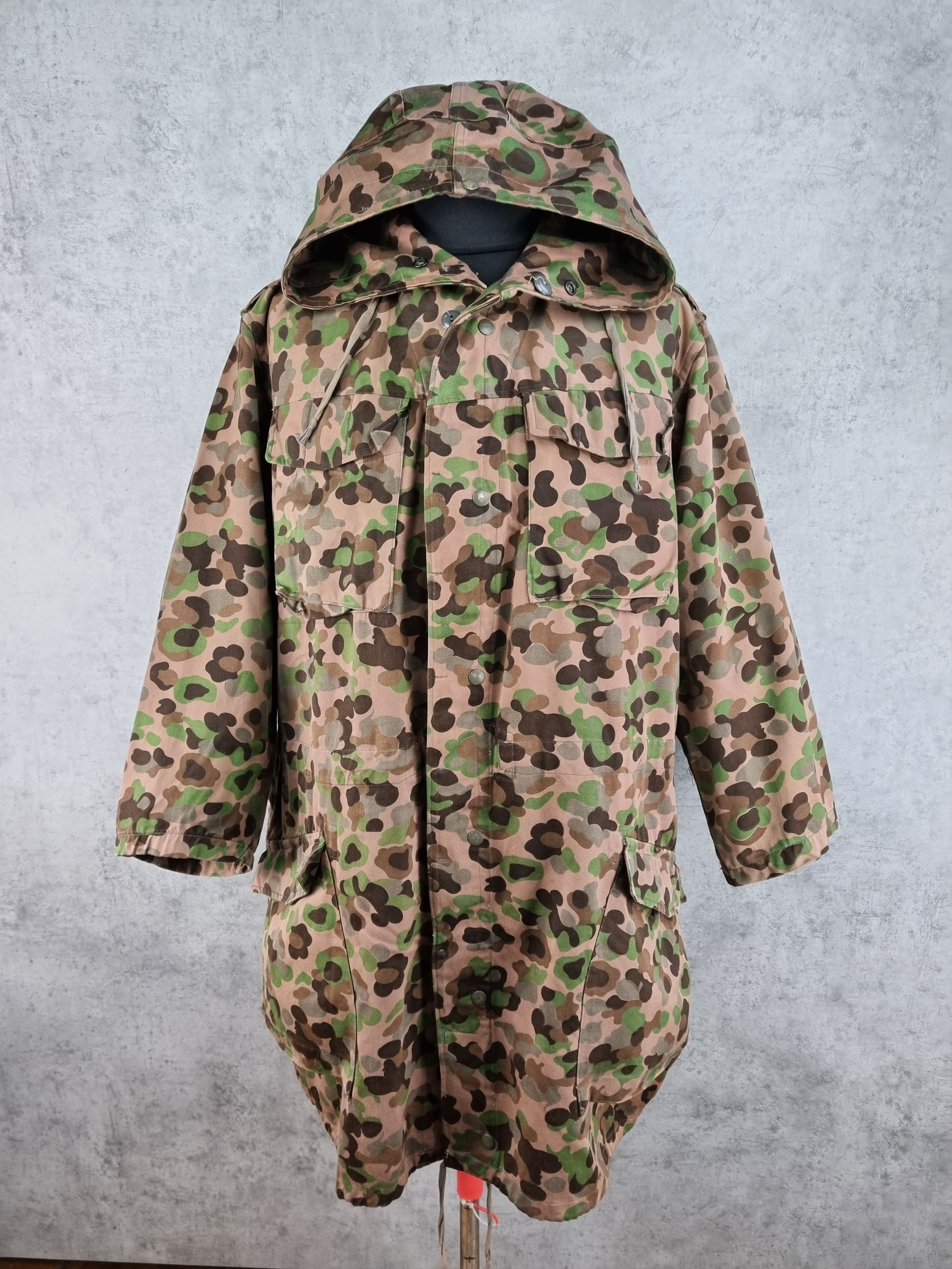 Iconic Army Military Pea Dot Camo Parka