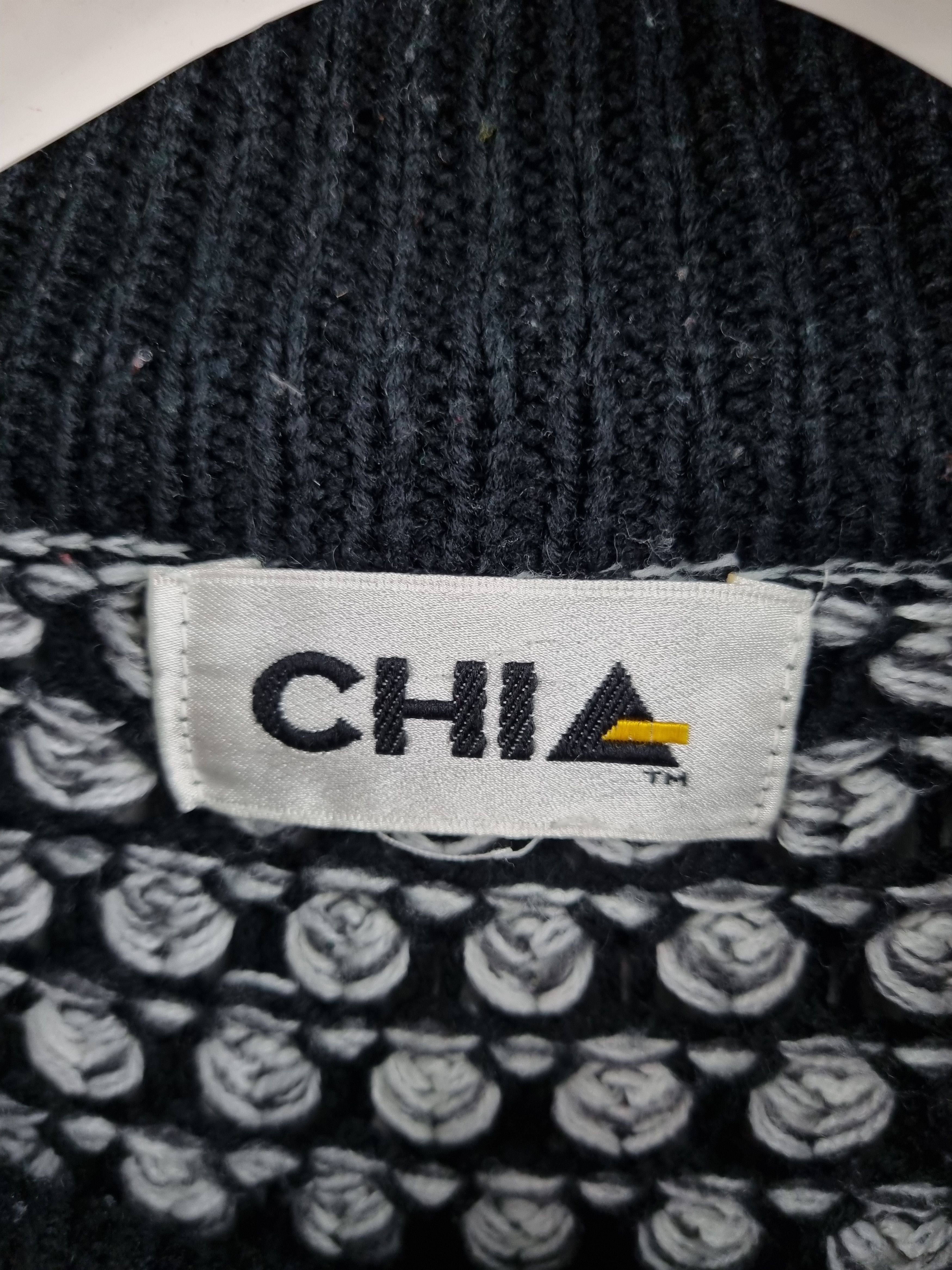 Japanese Brand × Seditionaries × Vintage CHIA 90s Vintage Wool Knitted Sweater Size US L / EU 52-54 / 3 - 8 Thumbnail
