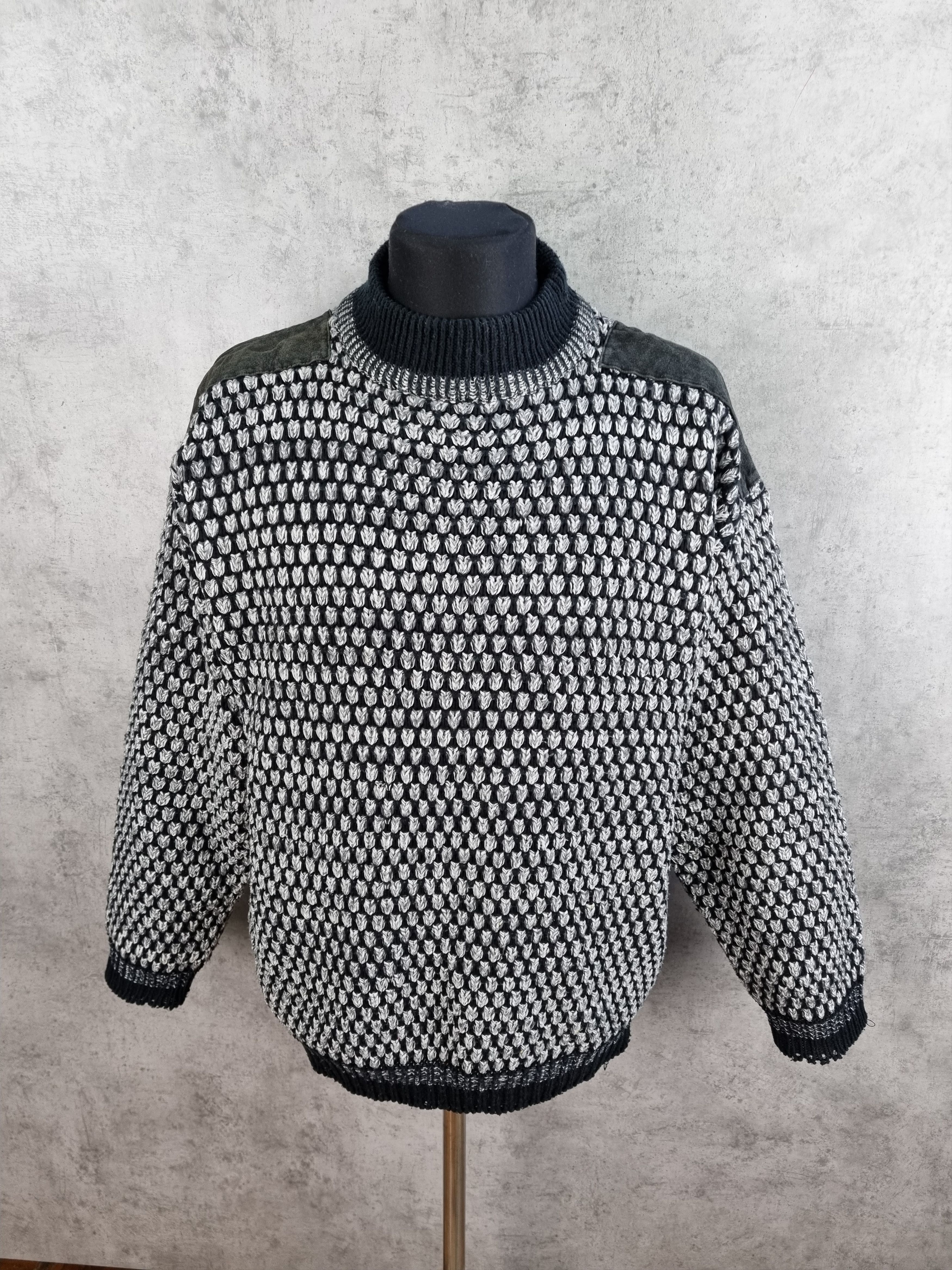 Japanese Brand × Seditionaries × Vintage CHIA 90s Vintage Wool Knitted Sweater Size US L / EU 52-54 / 3 - 2 Thumbnail