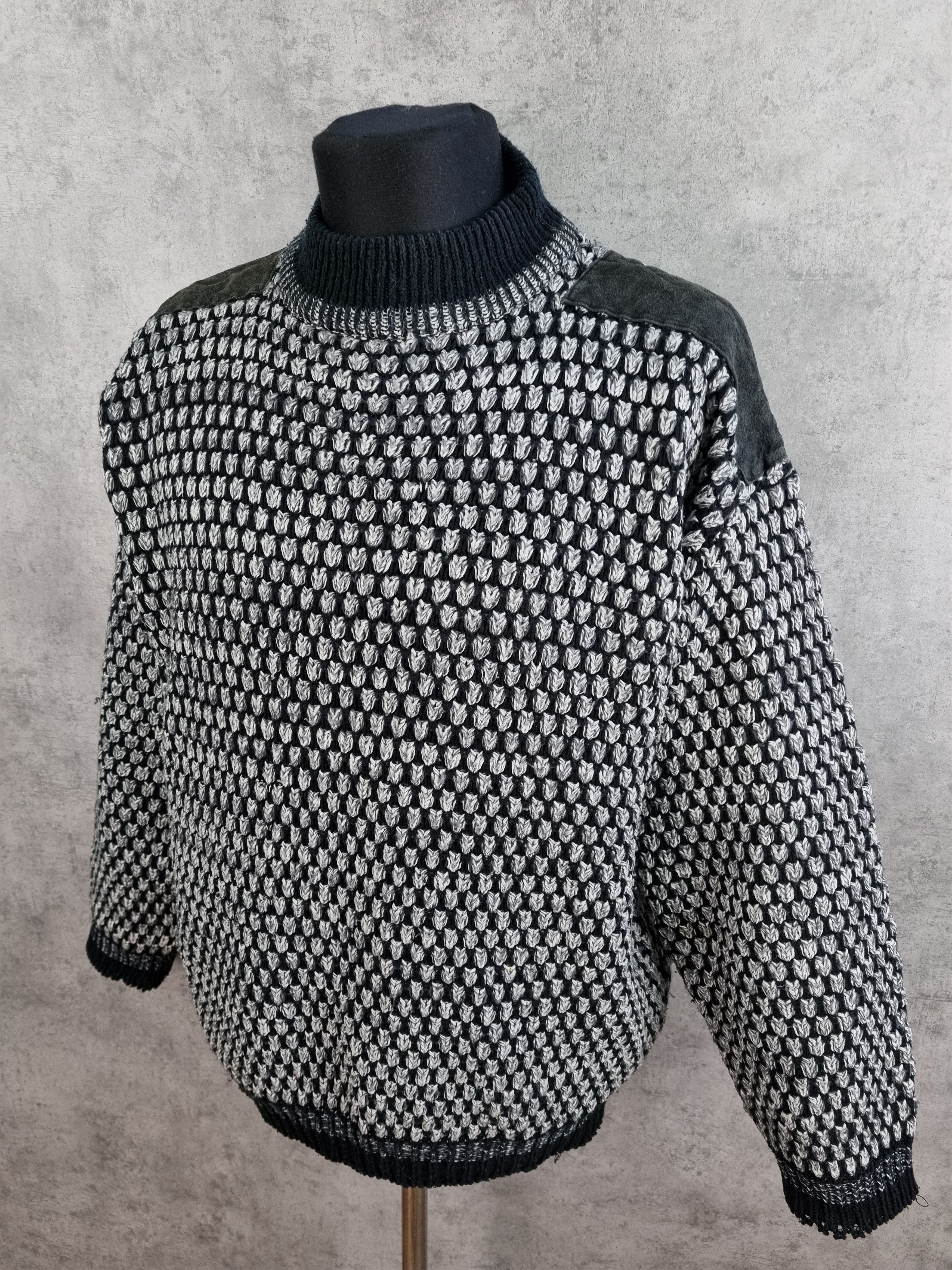 Japanese Brand × Seditionaries × Vintage CHIA 90s Vintage Wool Knitted Sweater Size US L / EU 52-54 / 3 - 15 Thumbnail