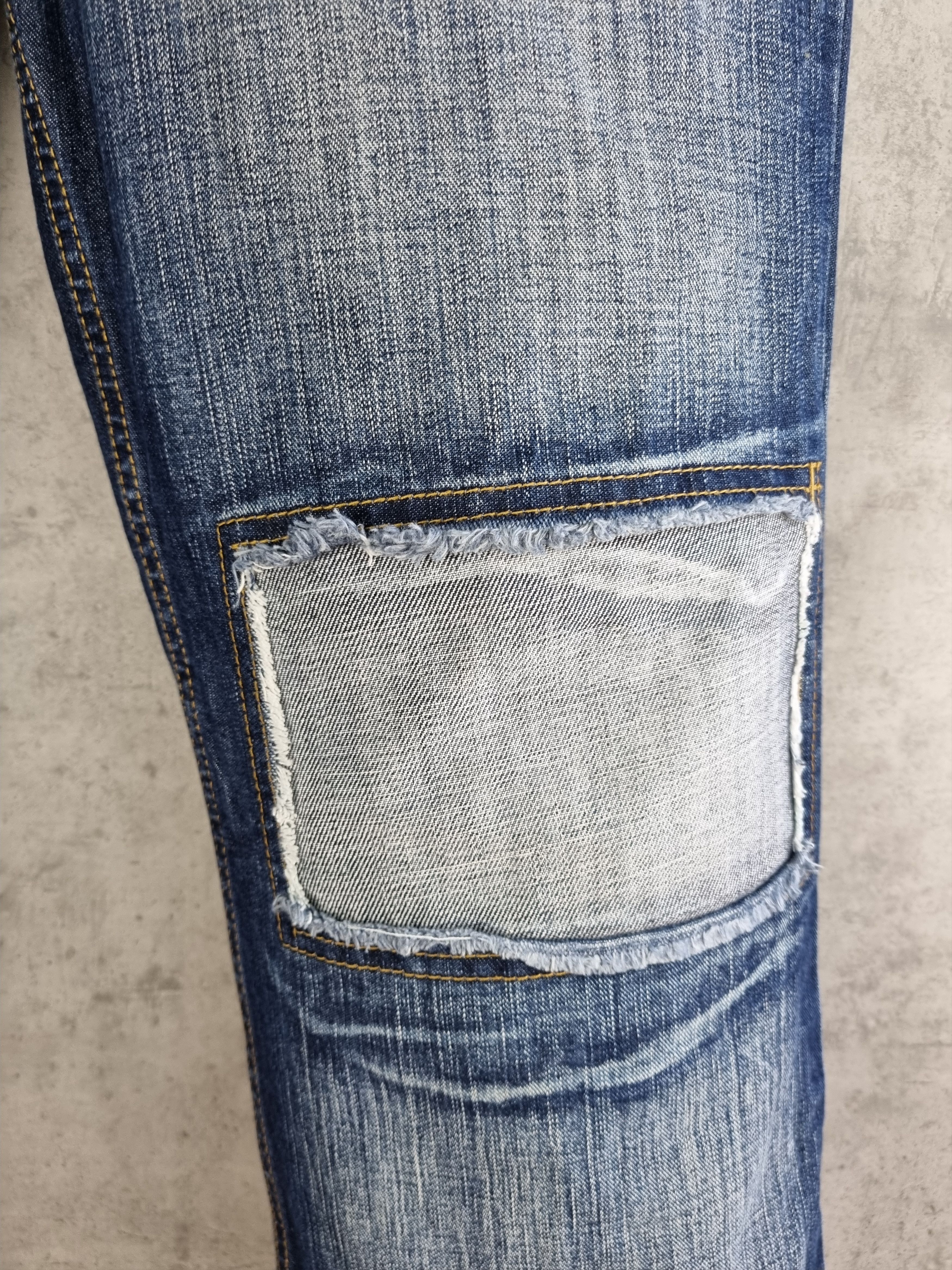 Dolce & Gabbana Patchwork D&G Big Logo Denim Jeans Size US 31 - 7 Thumbnail