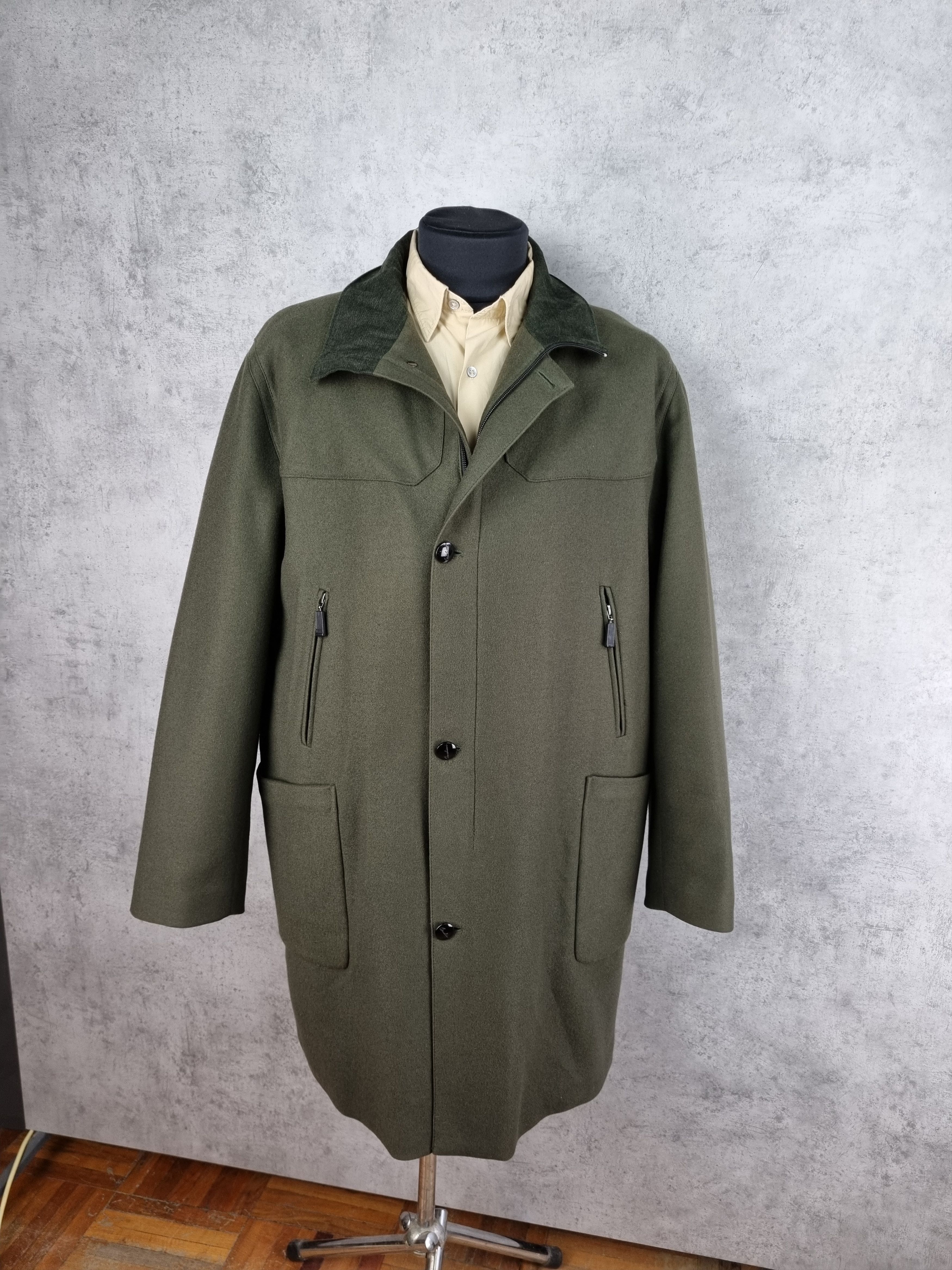 Corneliani Corneliani Multipockets Wool Coat Made in Italy. Size US L / EU 52-54 / 3 - 14 Thumbnail