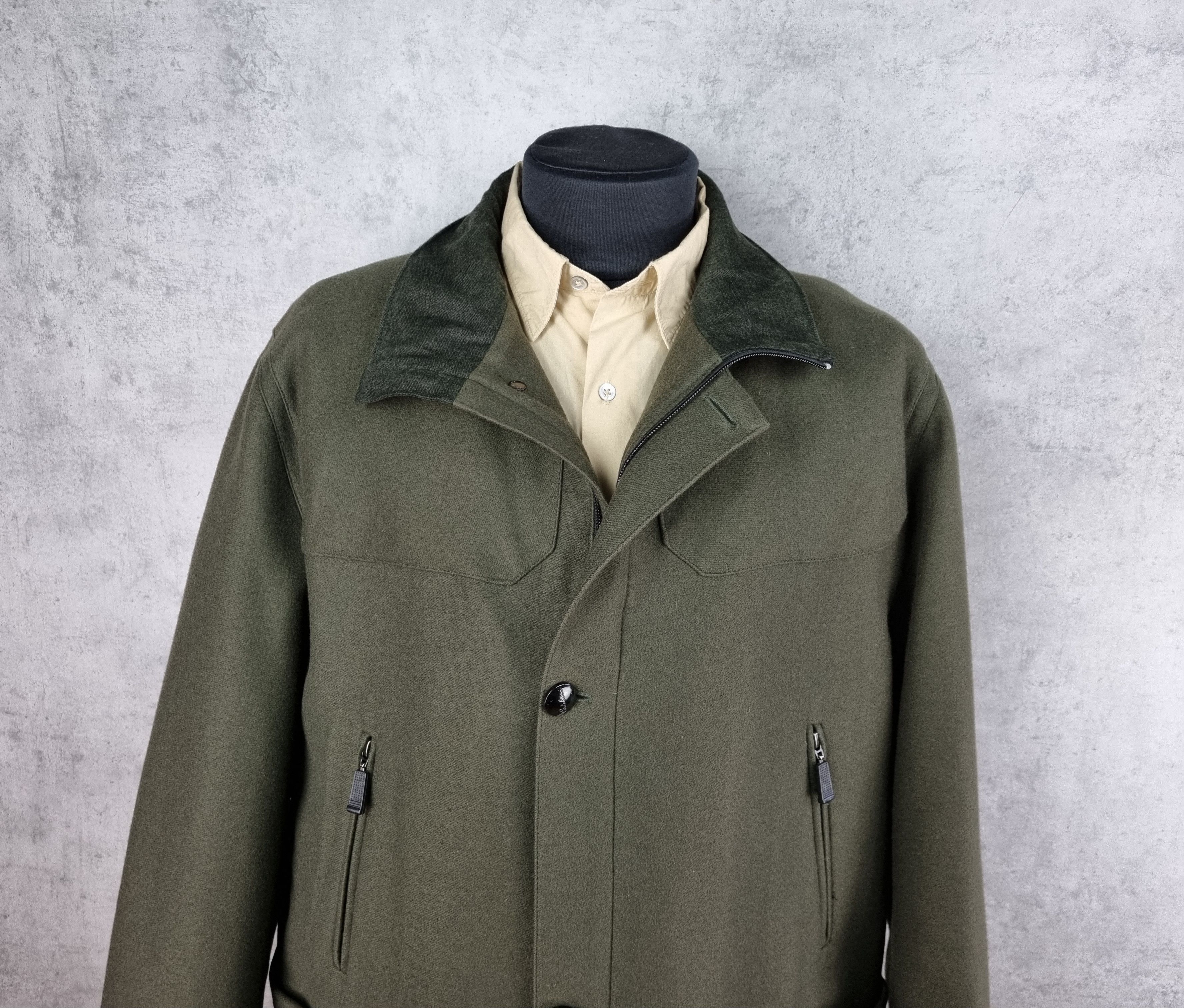 Corneliani Corneliani Multipockets Wool Coat Made in Italy. Size US L / EU 52-54 / 3 - 4 Thumbnail