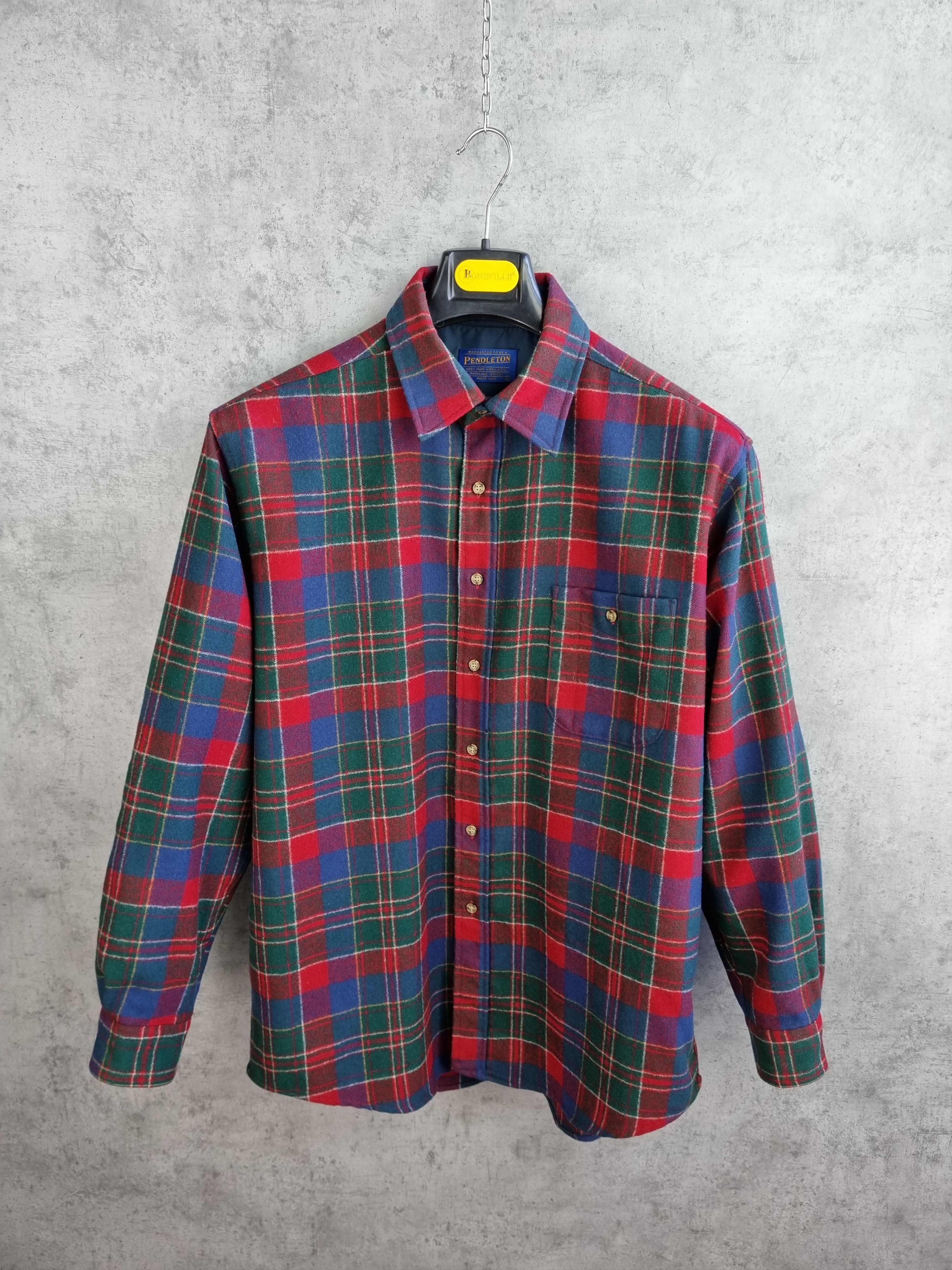 Pendleton × Vintage Pendleton Plaid Wool Shirt made in USA Size US XL / EU 56 / 4 - 8 Thumbnail