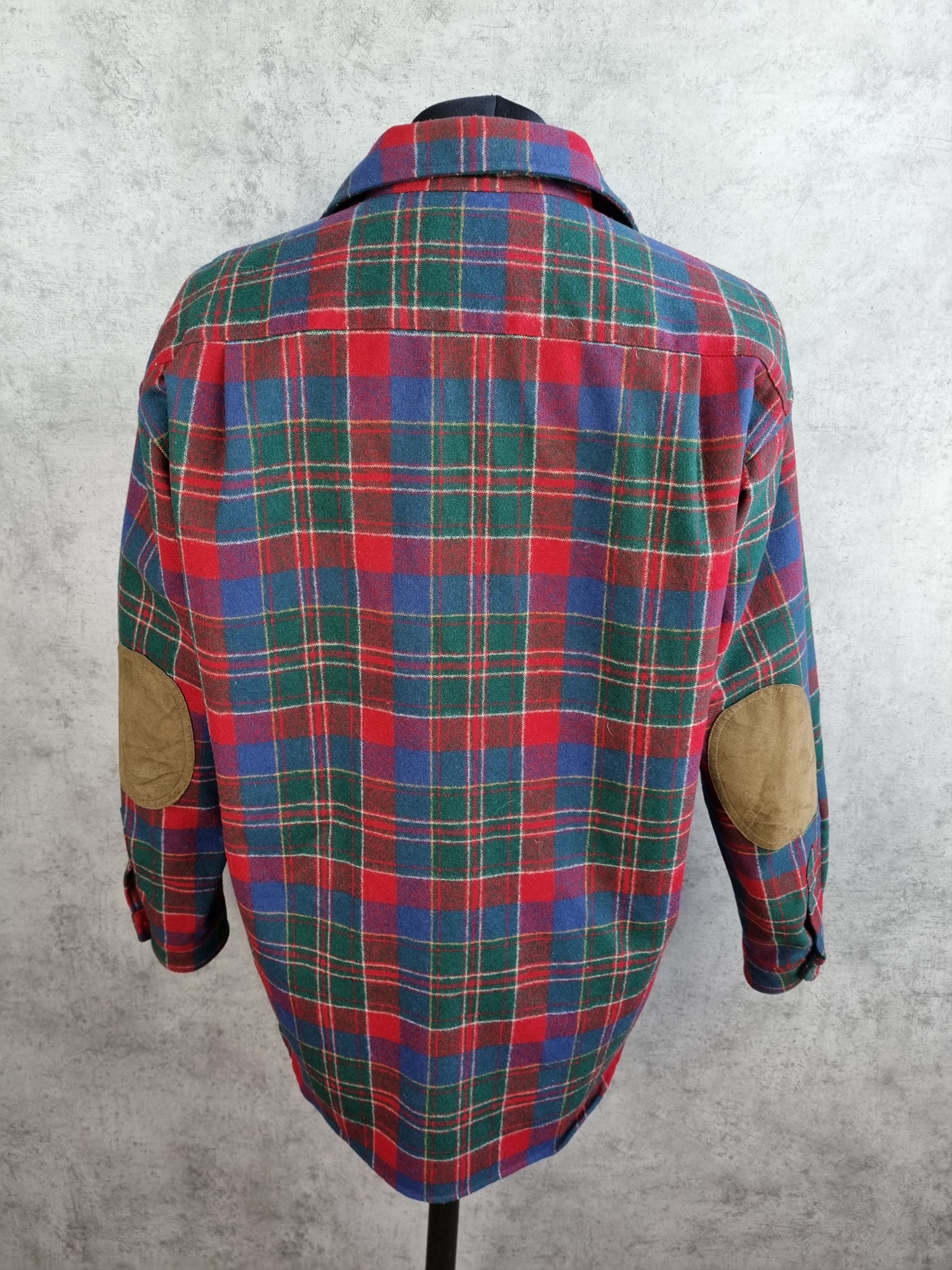Pendleton × Vintage Pendleton Plaid Wool Shirt made in USA Size US XL / EU 56 / 4 - 4 Thumbnail