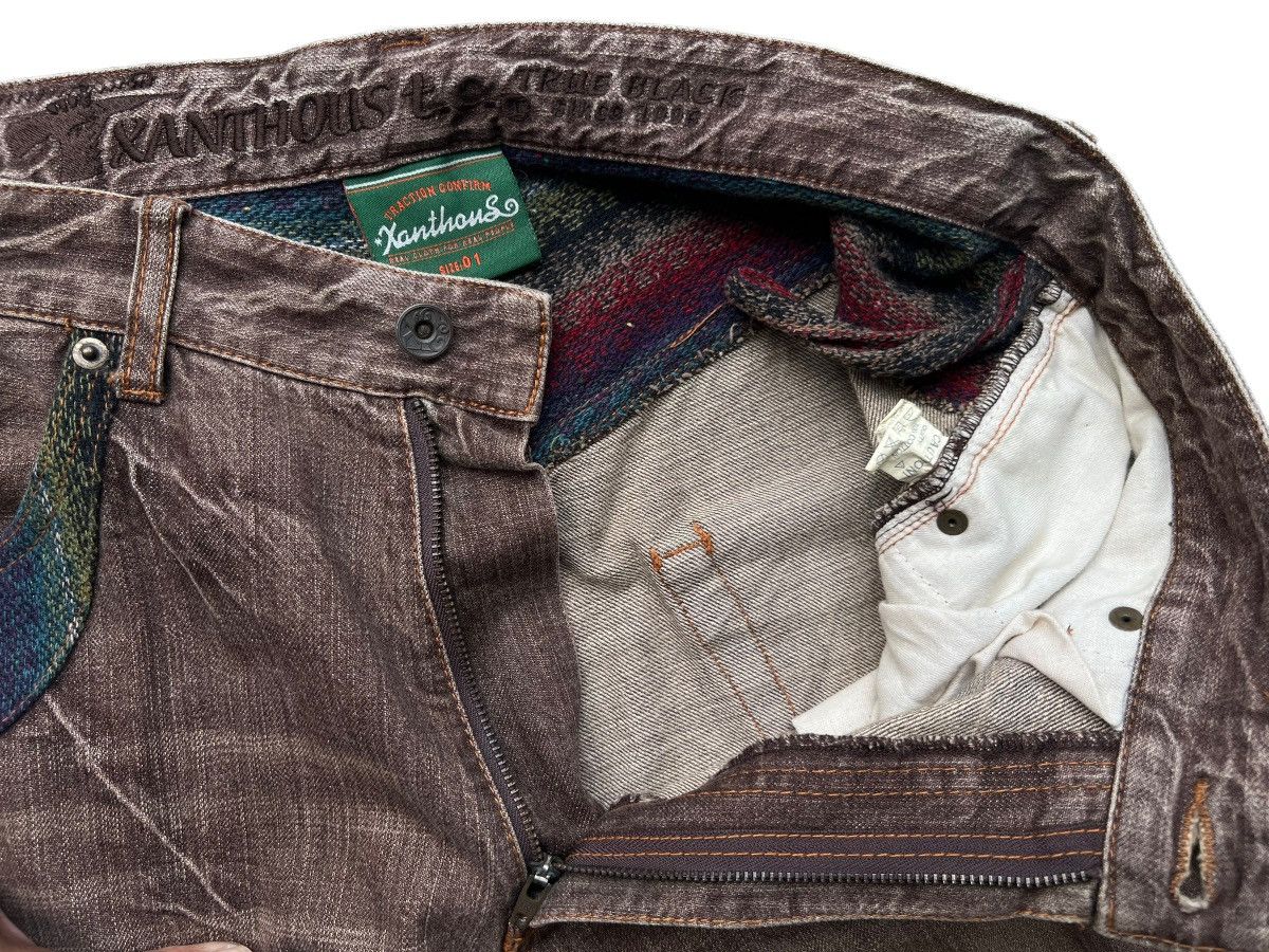Japanese Brand Japanese Brand Brown Distressed Jeans 33x32 Size US 33 - 8 Thumbnail