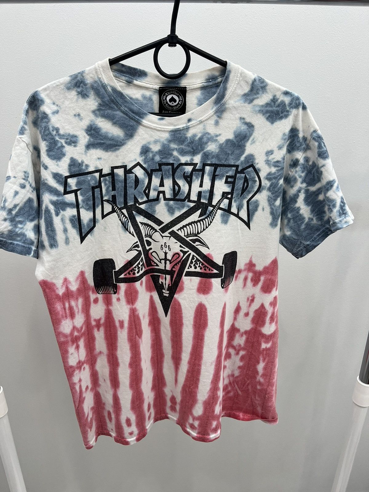 Tie dye outlet thrasher shirt