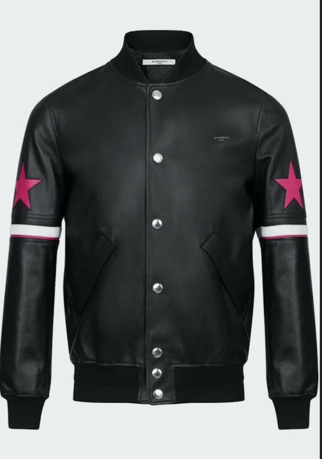 Givenchy UltraRare Givenchy Lamb Leather Bomber Jacket Size US L / EU 52-54 / 3 - 1 Thumbnail