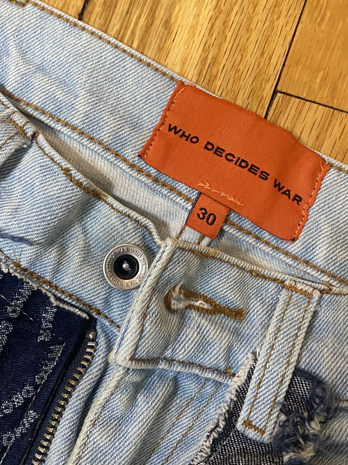 Ev Bravado × Who Decides War Who Decides War Murder Bravado Patchwork Denim Size US 30 / EU 46 - 4 Thumbnail