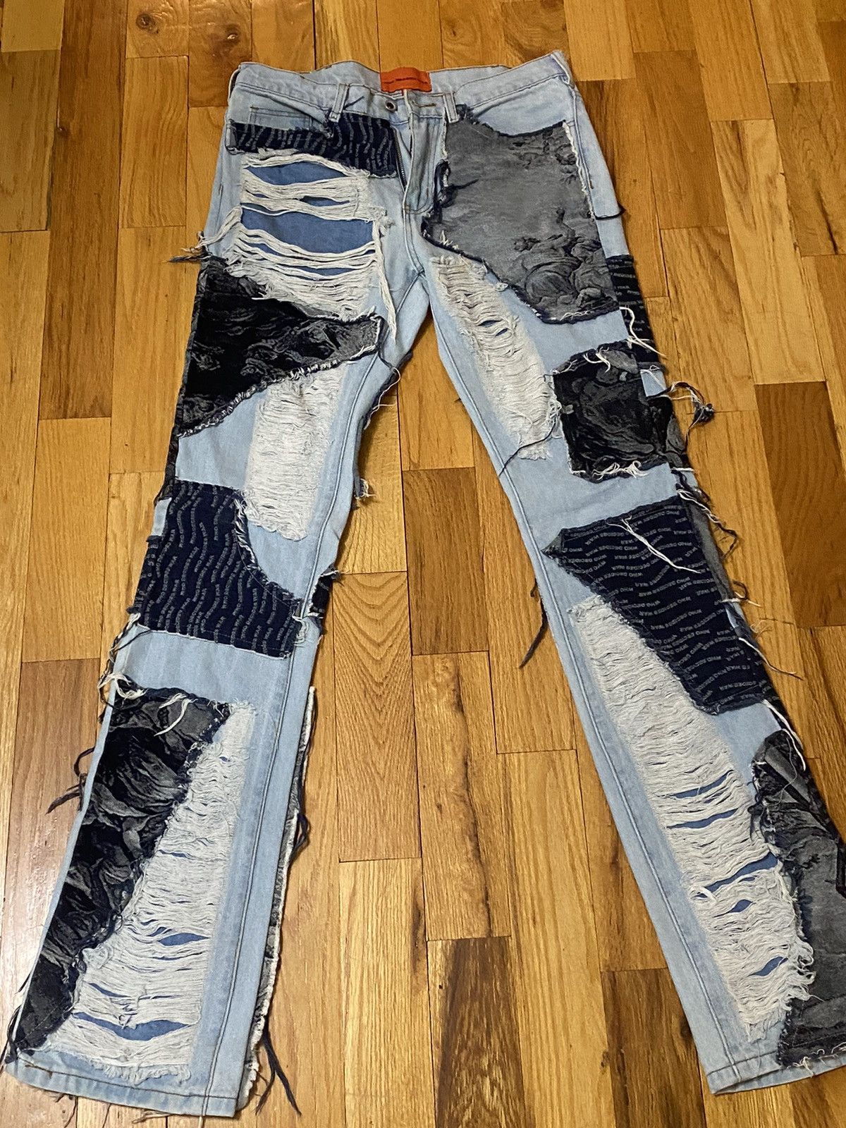 Ev Bravado × Who Decides War Who Decides War Murder Bravado Patchwork Denim Size US 30 / EU 46 - 1 Thumbnail