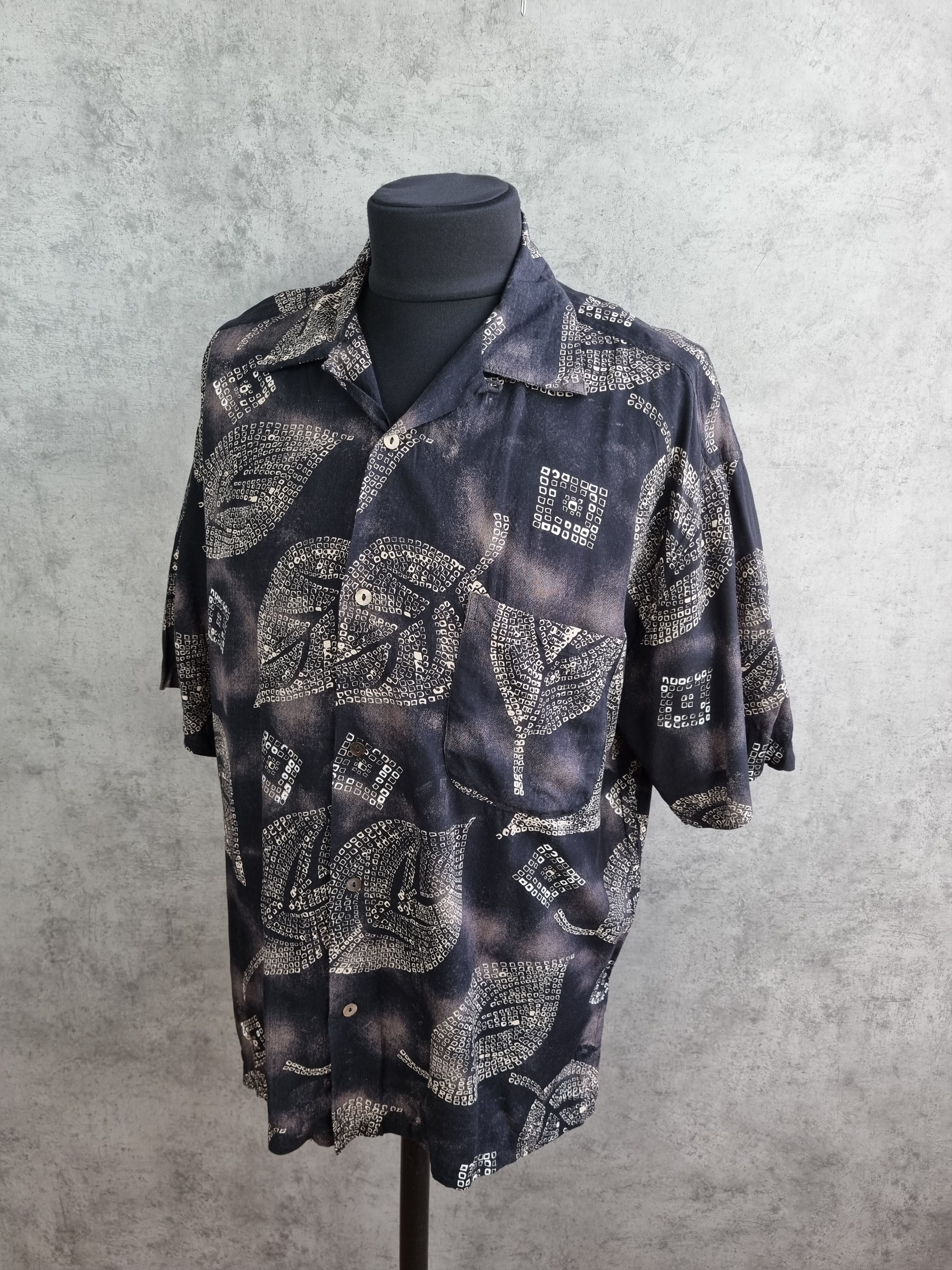 Hermes × Vintage Hermes Bar Unique Handmade Light Hawaiian Shirt Size US L / EU 52-54 / 3 - 10 Thumbnail