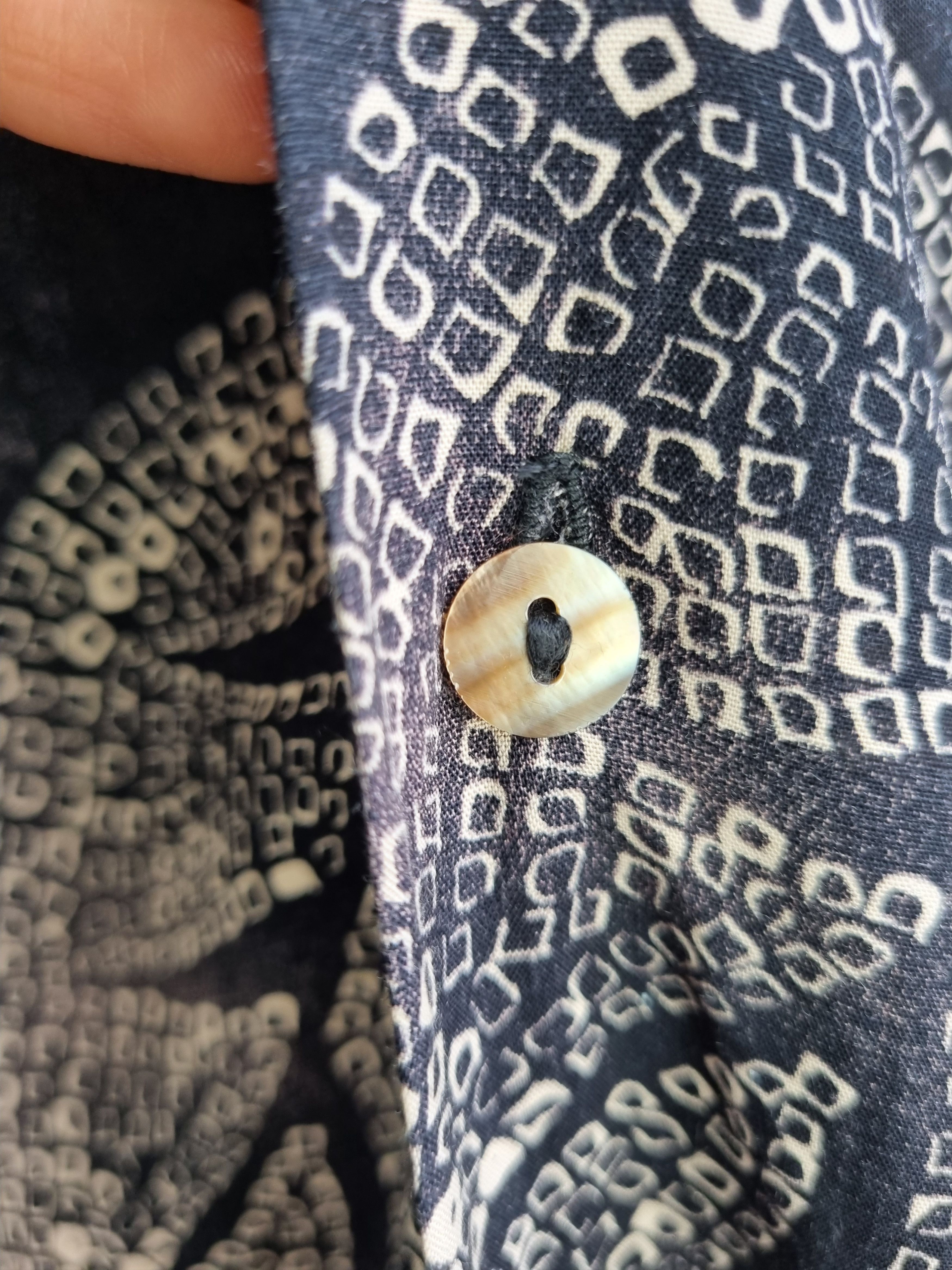 Hermes × Vintage Hermes Bar Unique Handmade Light Hawaiian Shirt Size US L / EU 52-54 / 3 - 8 Thumbnail