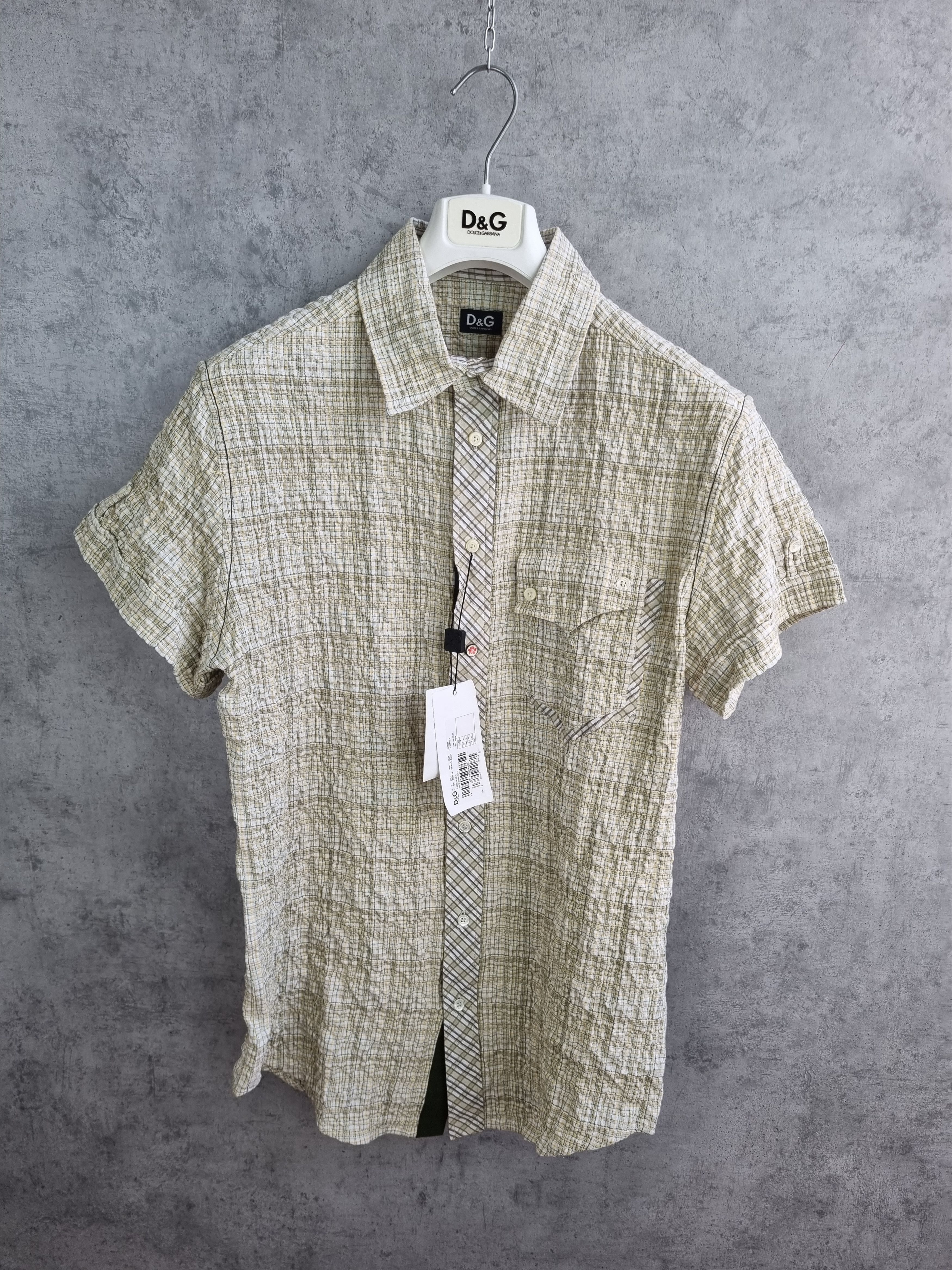 Dolce & Gabbana × Seditionaries NWT Dolce Gabbana Plaid Splay Fabric Camicia Shirt Size US M / EU 48-50 / 2 - 2 Thumbnail