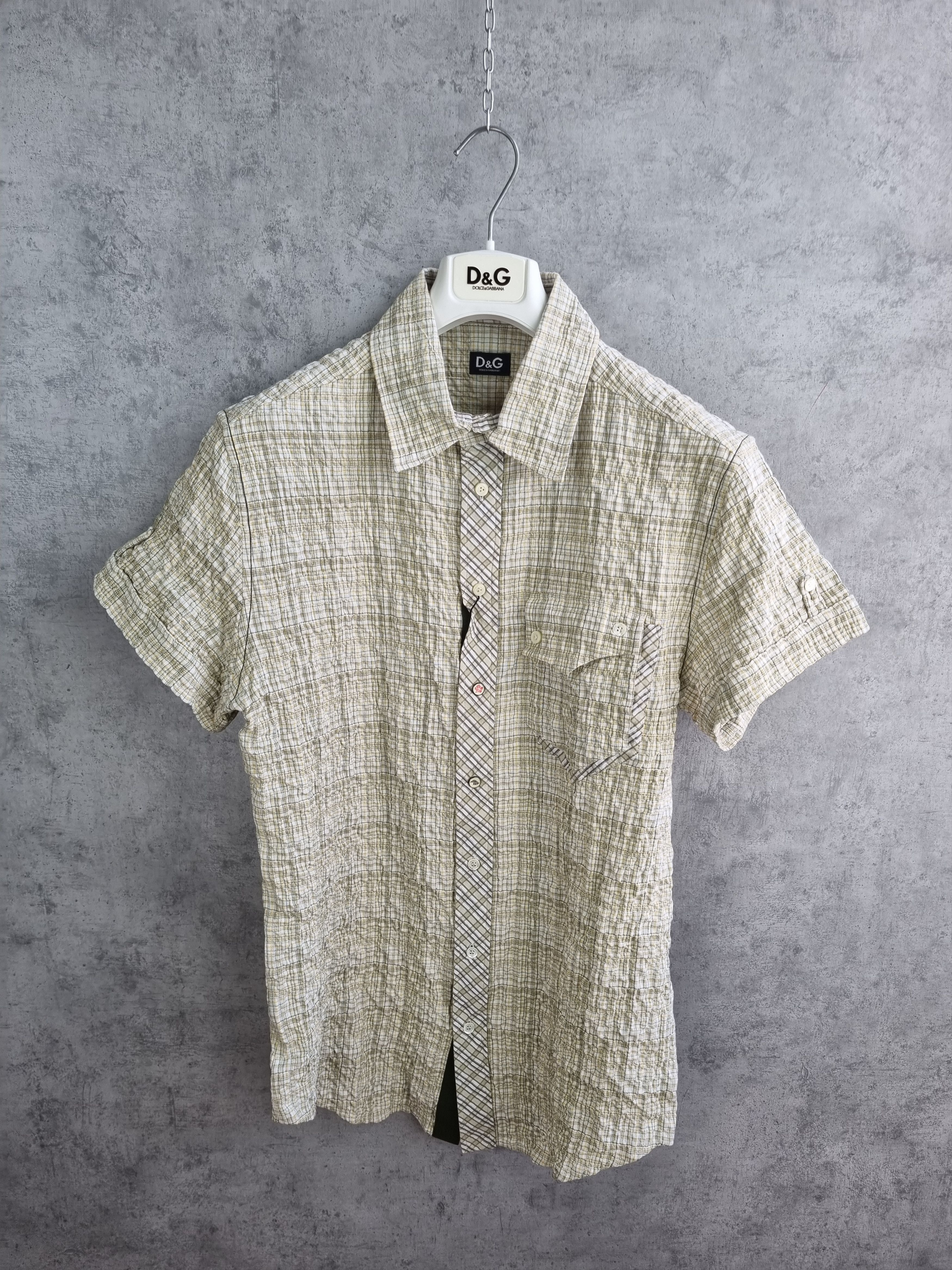 Dolce & Gabbana × Seditionaries NWT Dolce Gabbana Plaid Splay Fabric Camicia Shirt Size US M / EU 48-50 / 2 - 14 Thumbnail
